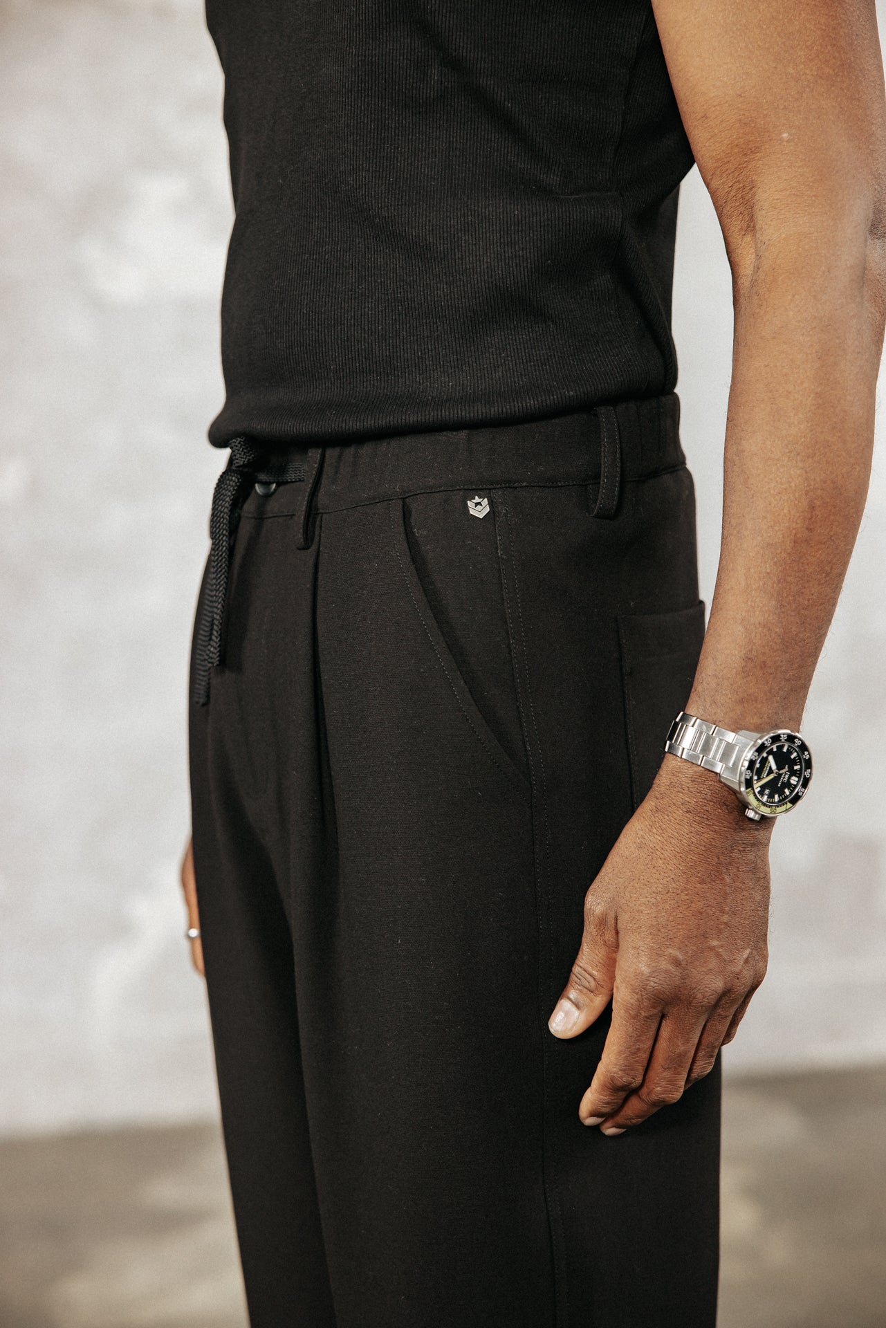 
              

Relaxed 7/8 Pants Men Yoric Tempo black | Freeman T. Porter
            