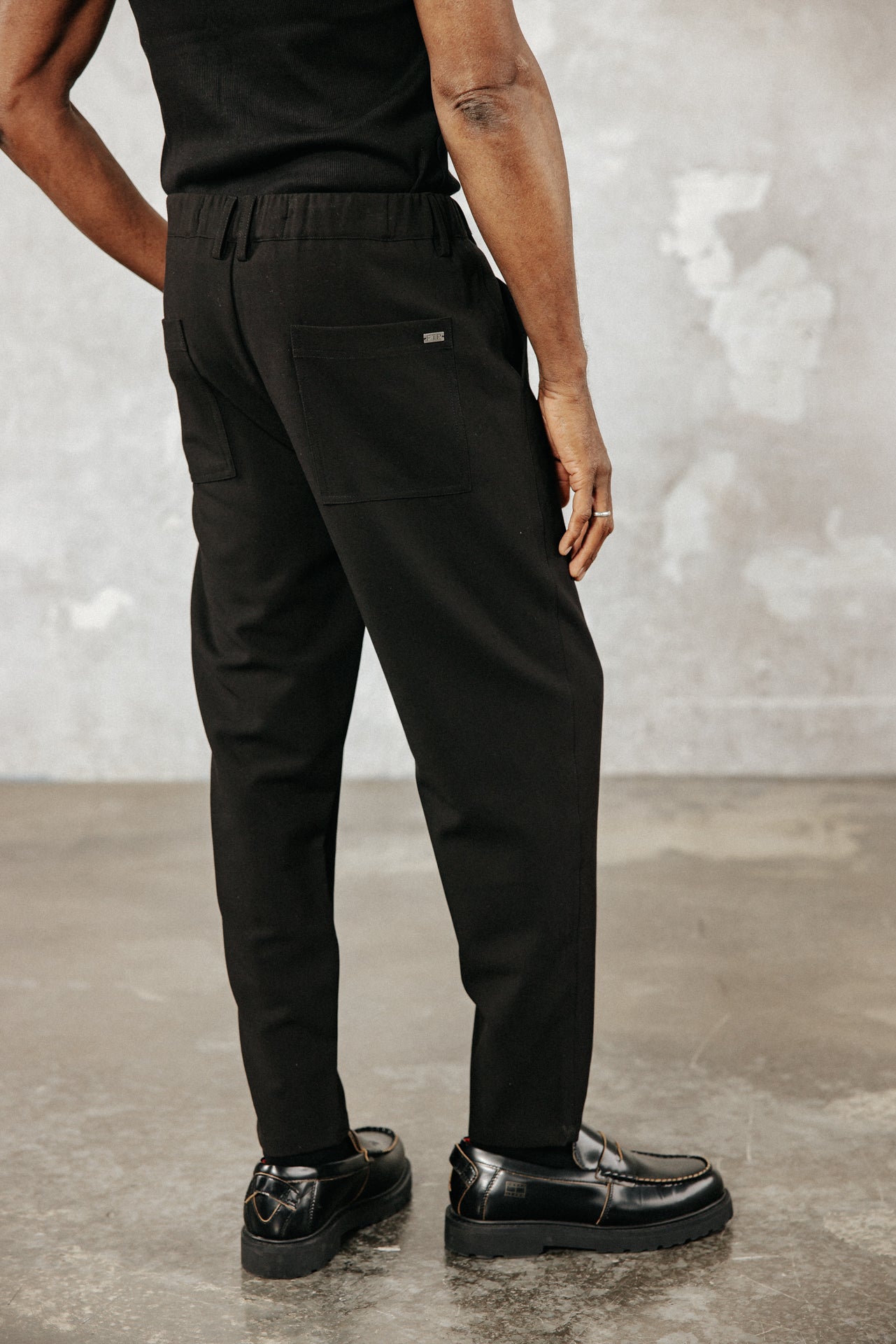 

Pantalon relax 7/8 Homme Yoric Tempo black | Freeman T. Porter
