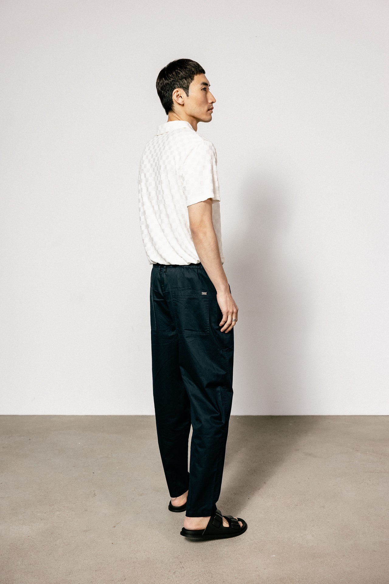 

Relaxed 7/8 pants Men Yoric Graph sky captain | Freeman T. Porter