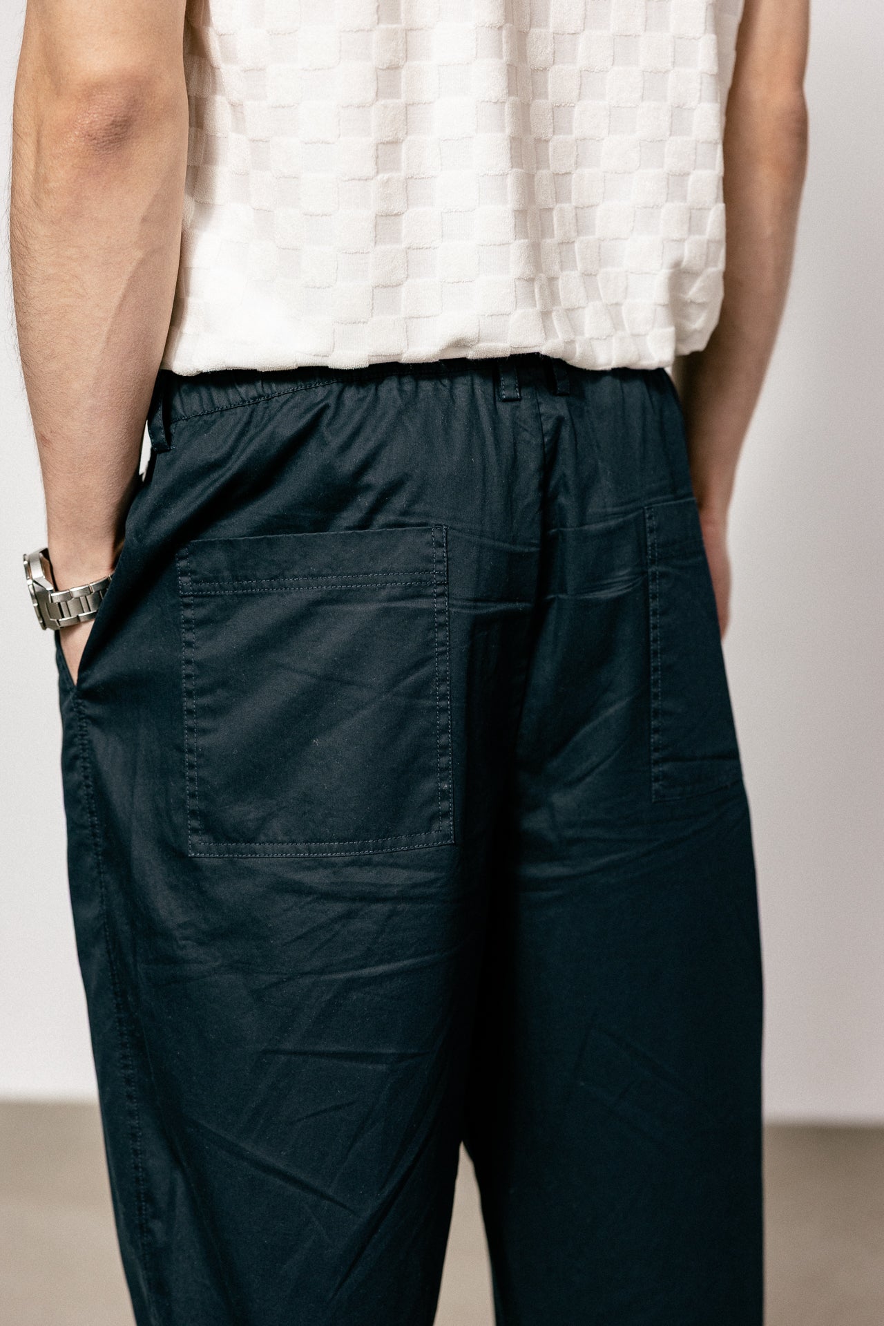 

Relaxed 7/8 pants Men Yoric Graph sky captain | Freeman T. Porter