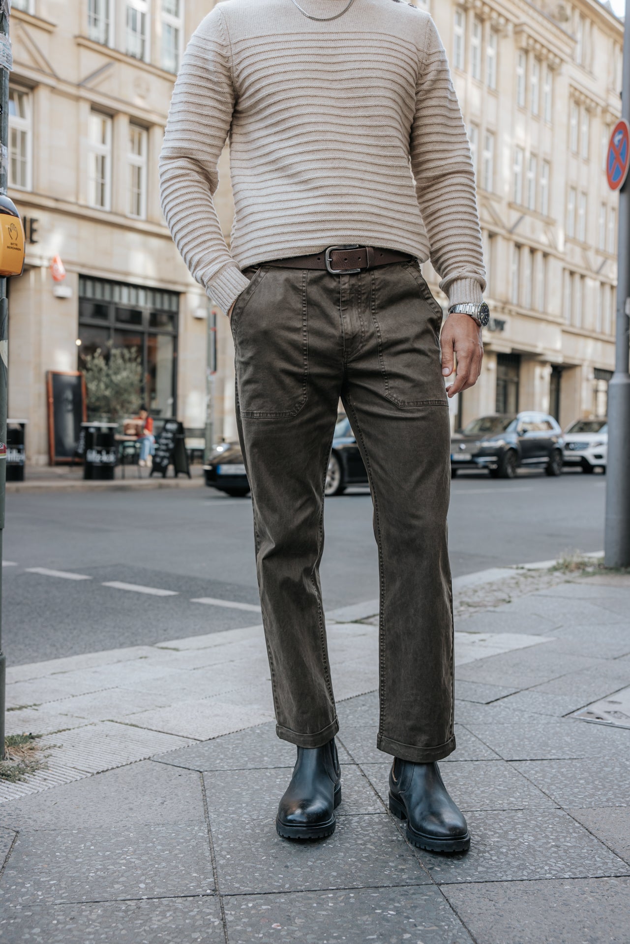   
            

Casual broek Heren Taco Mazaro khaki | Freeman T. Porter
          