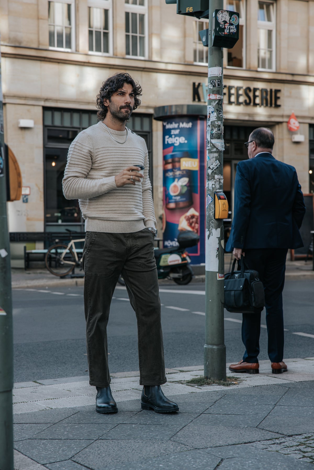 

Casual broek Heren Taco Mazaro khaki | Freeman T. Porter