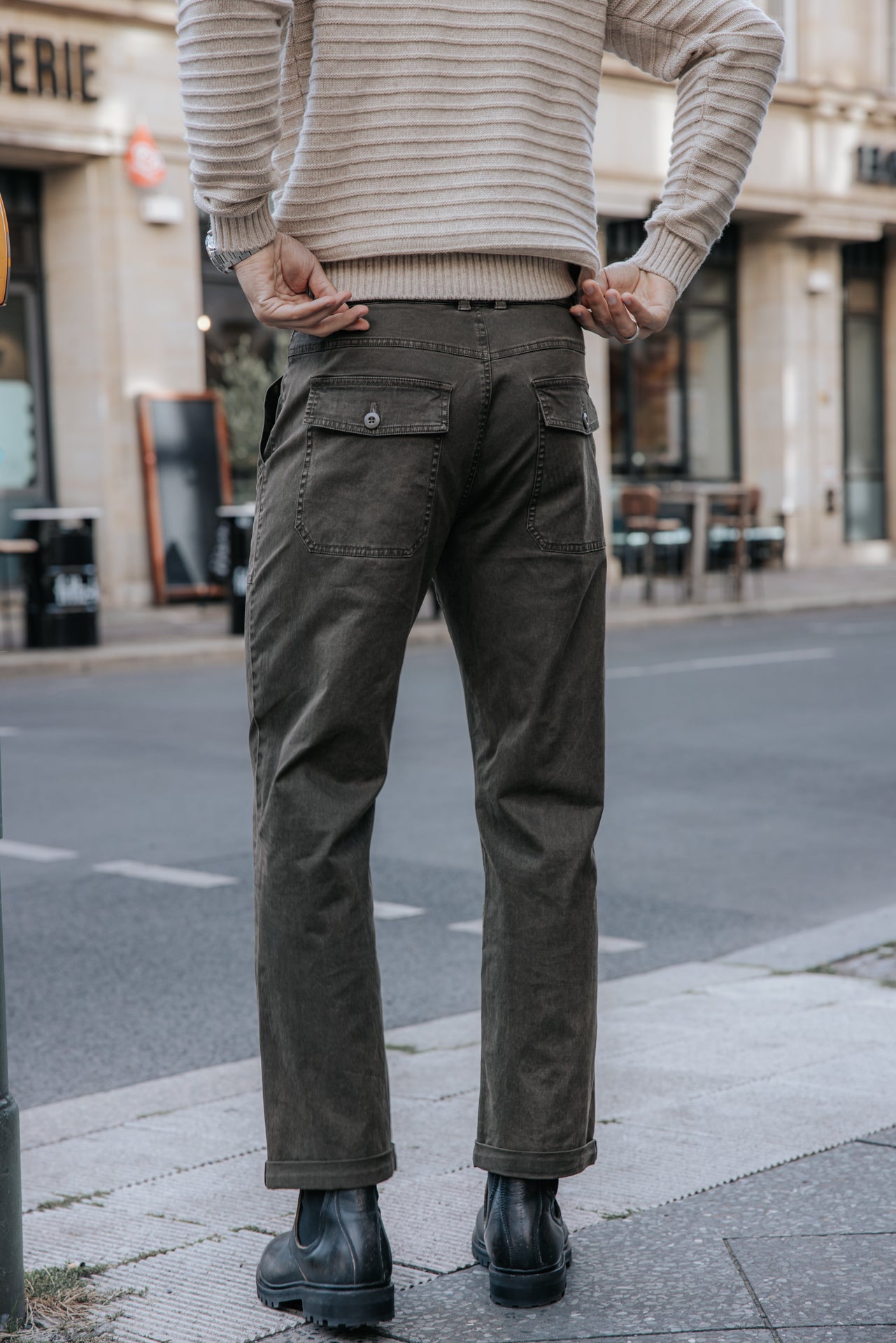 

Casual broek Heren Taco Mazaro khaki | Freeman T. Porter