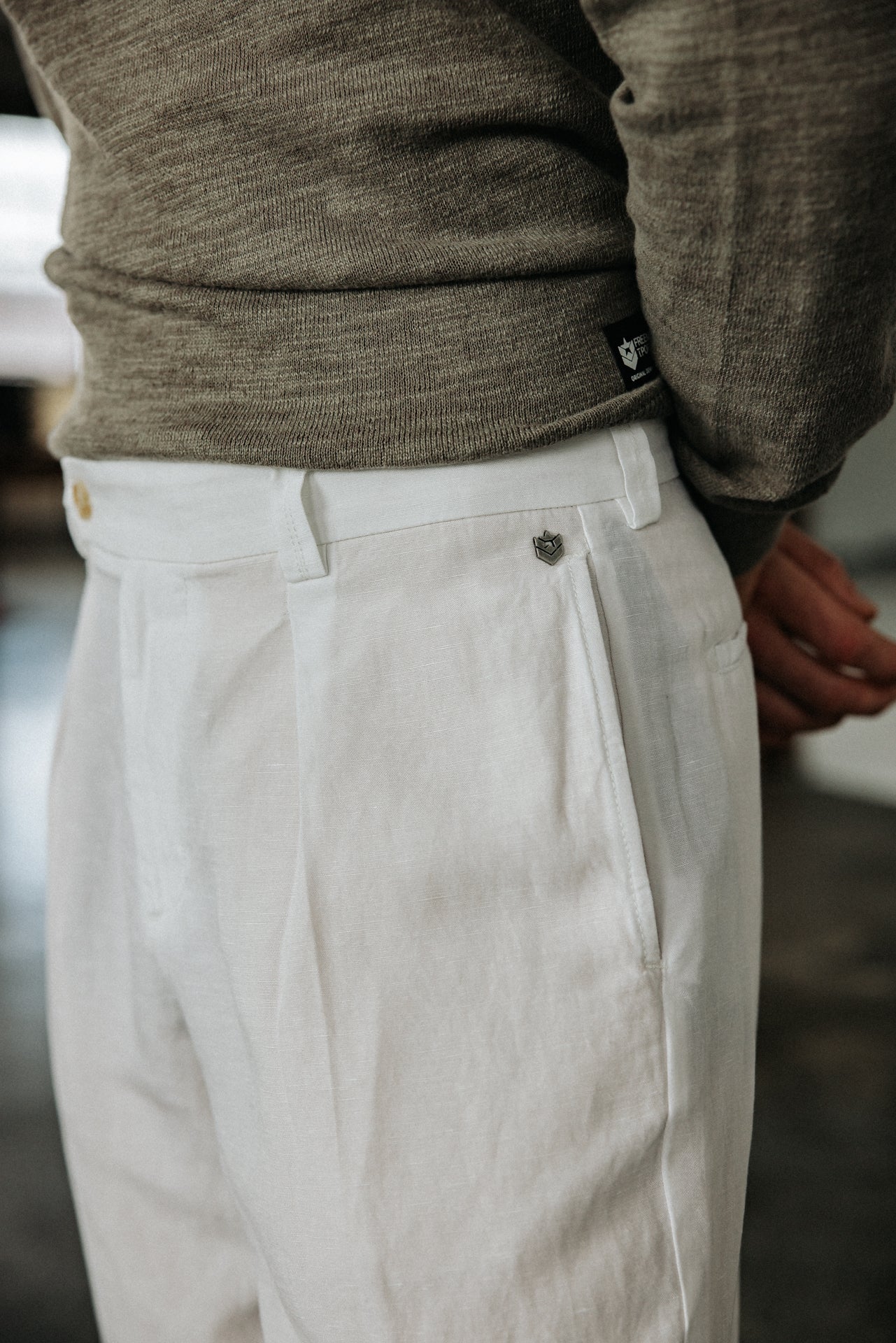 

Pantalon chino Homme Frisco Somero white | Freeman T. Porter