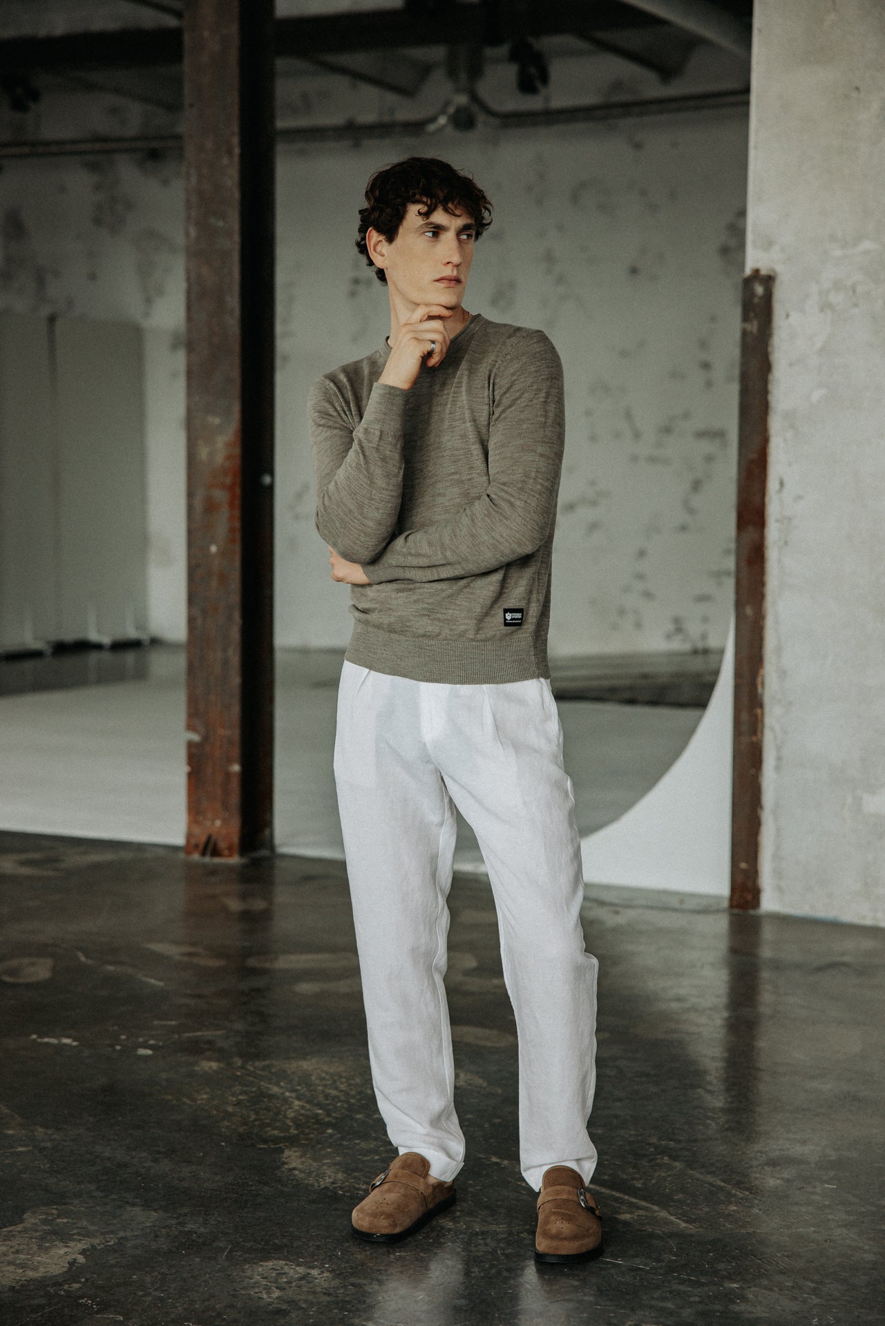 

Pantalon chino Homme Frisco Somero white | Freeman T. Porter
