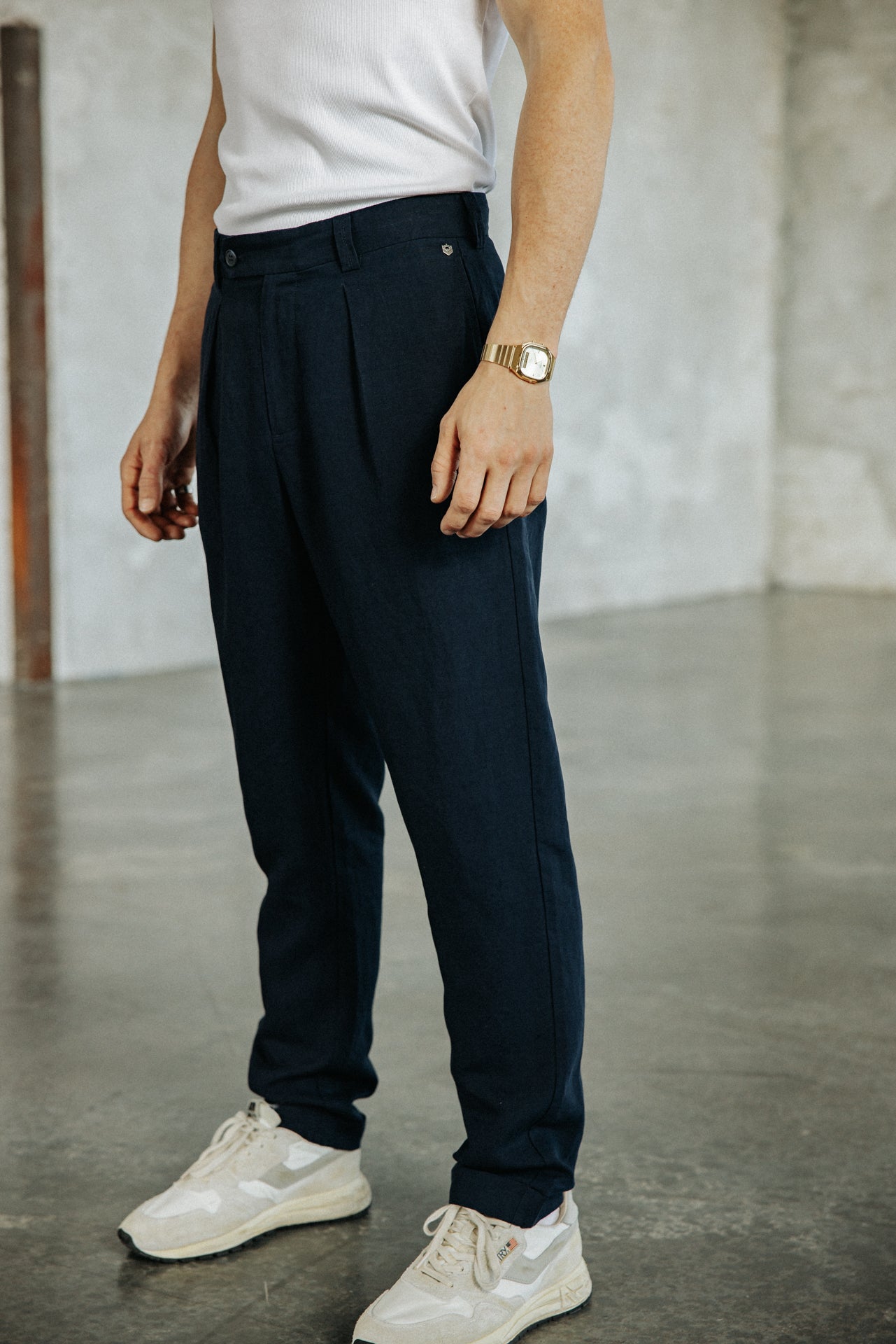 

Pantalon chino Homme Frisco Somero navy | Freeman T. Porter