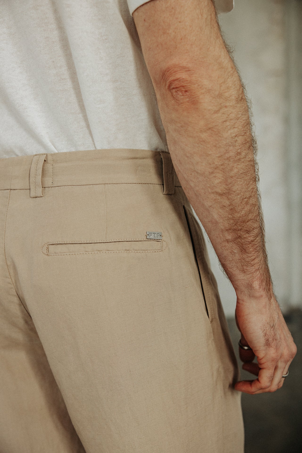 

Pantalon chino Homme Frisco Somero beige | Freeman T. Porter