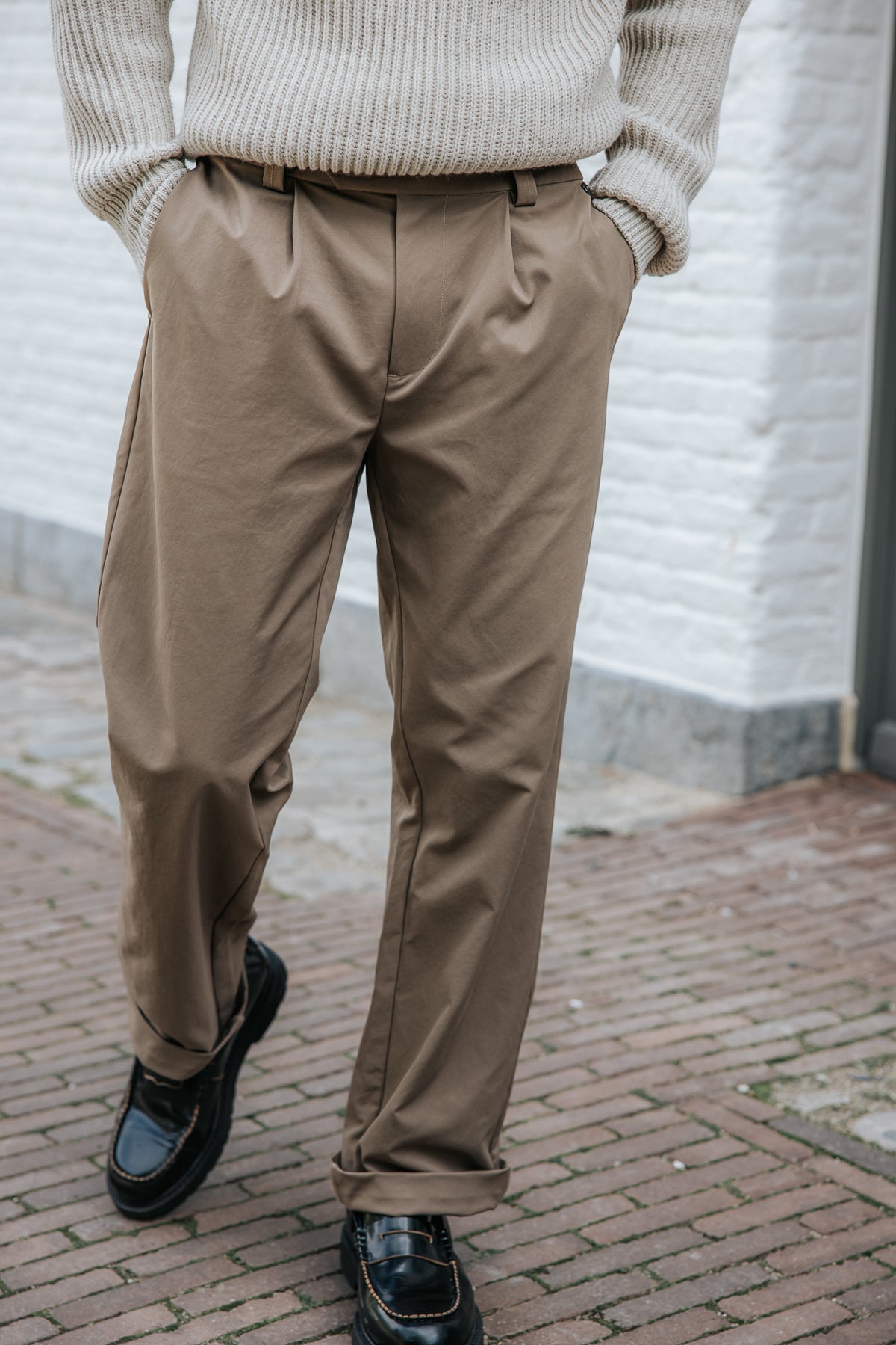 

Pantalón de pinzas Hombre Frisco Ghost kelp | Freeman T. Porter