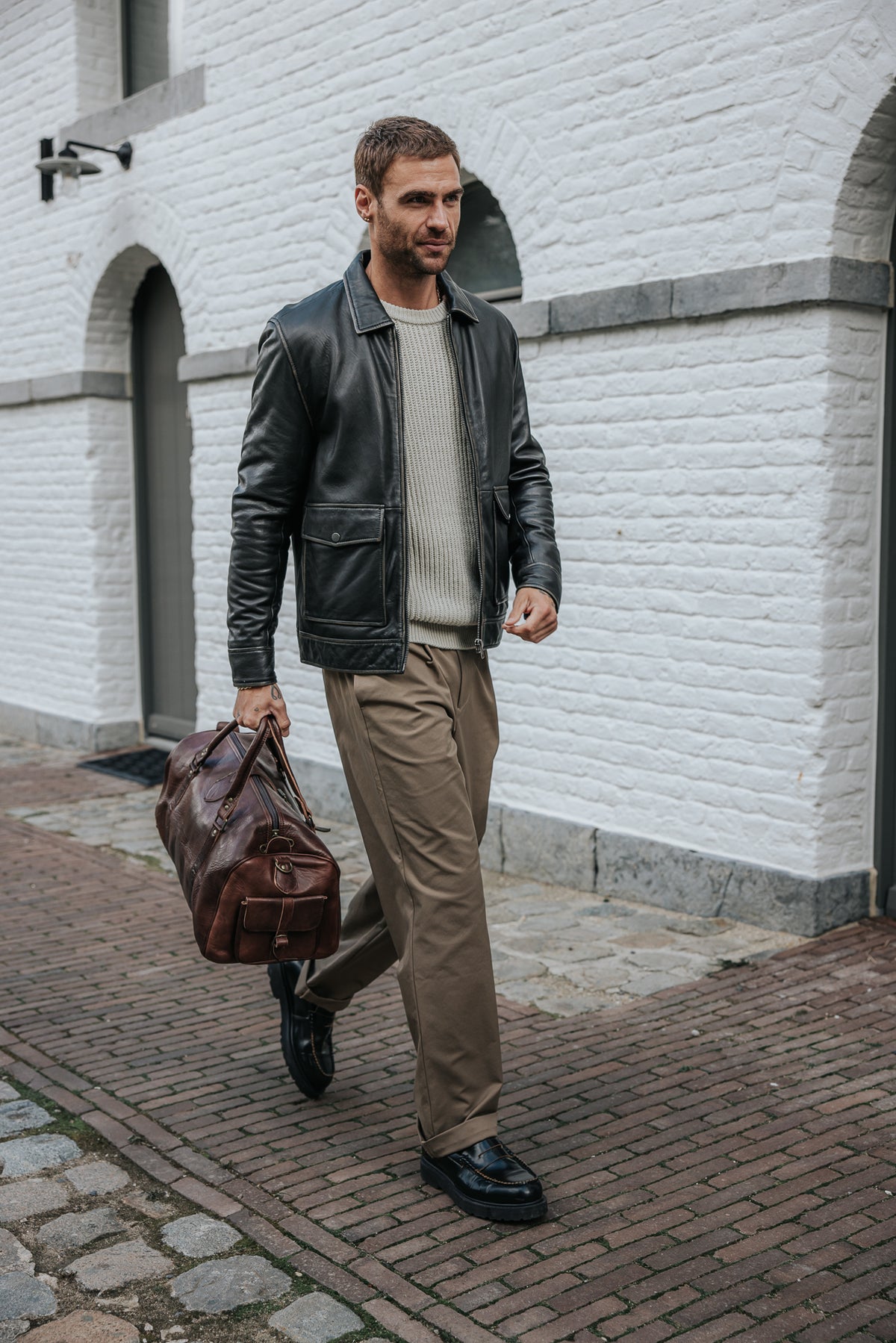 

Pantalón de pinzas Hombre Frisco Ghost kelp | Freeman T. Porter