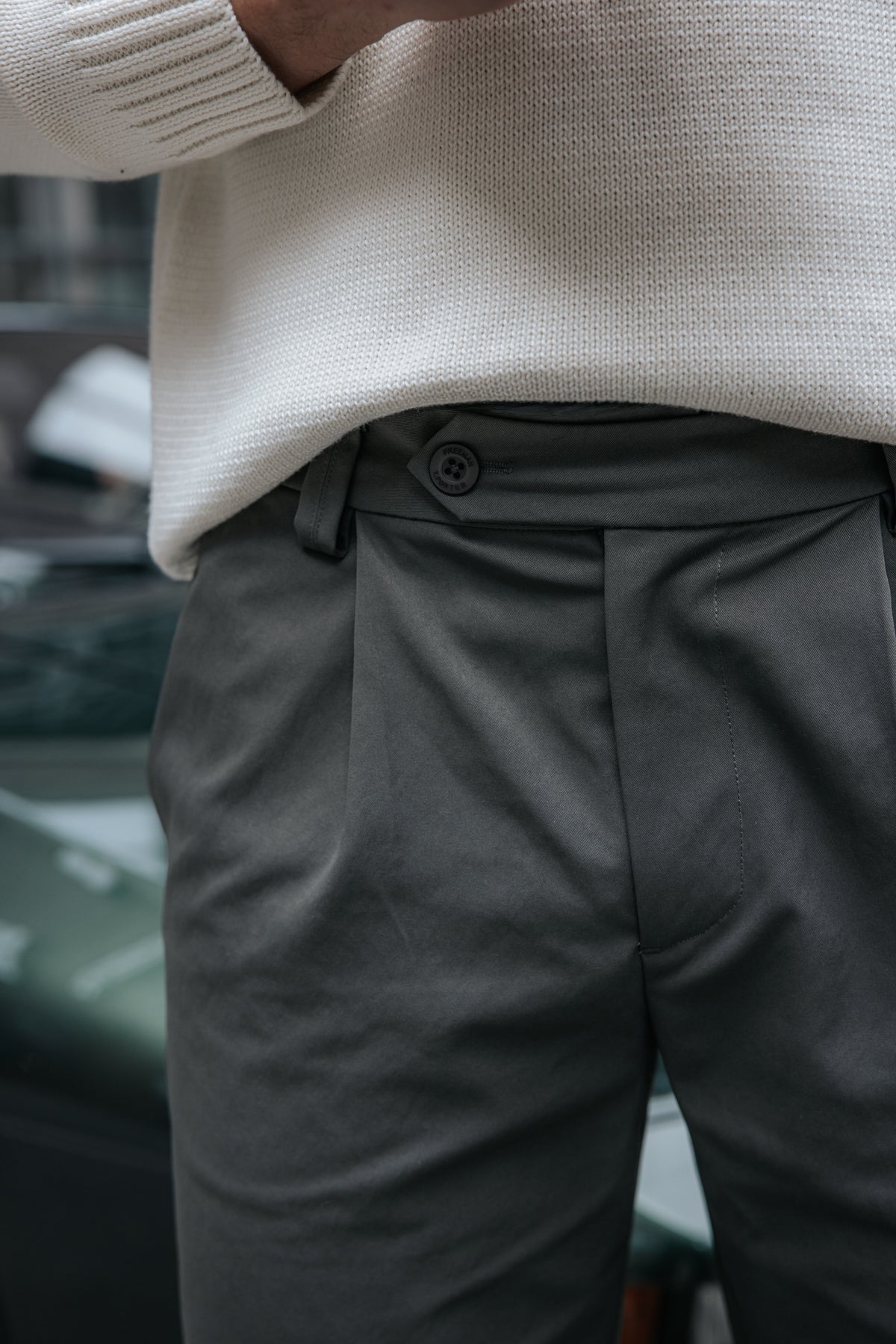 

Bundfaltenhose Herren Frisco Ghost chimera | Freeman T. Porter
