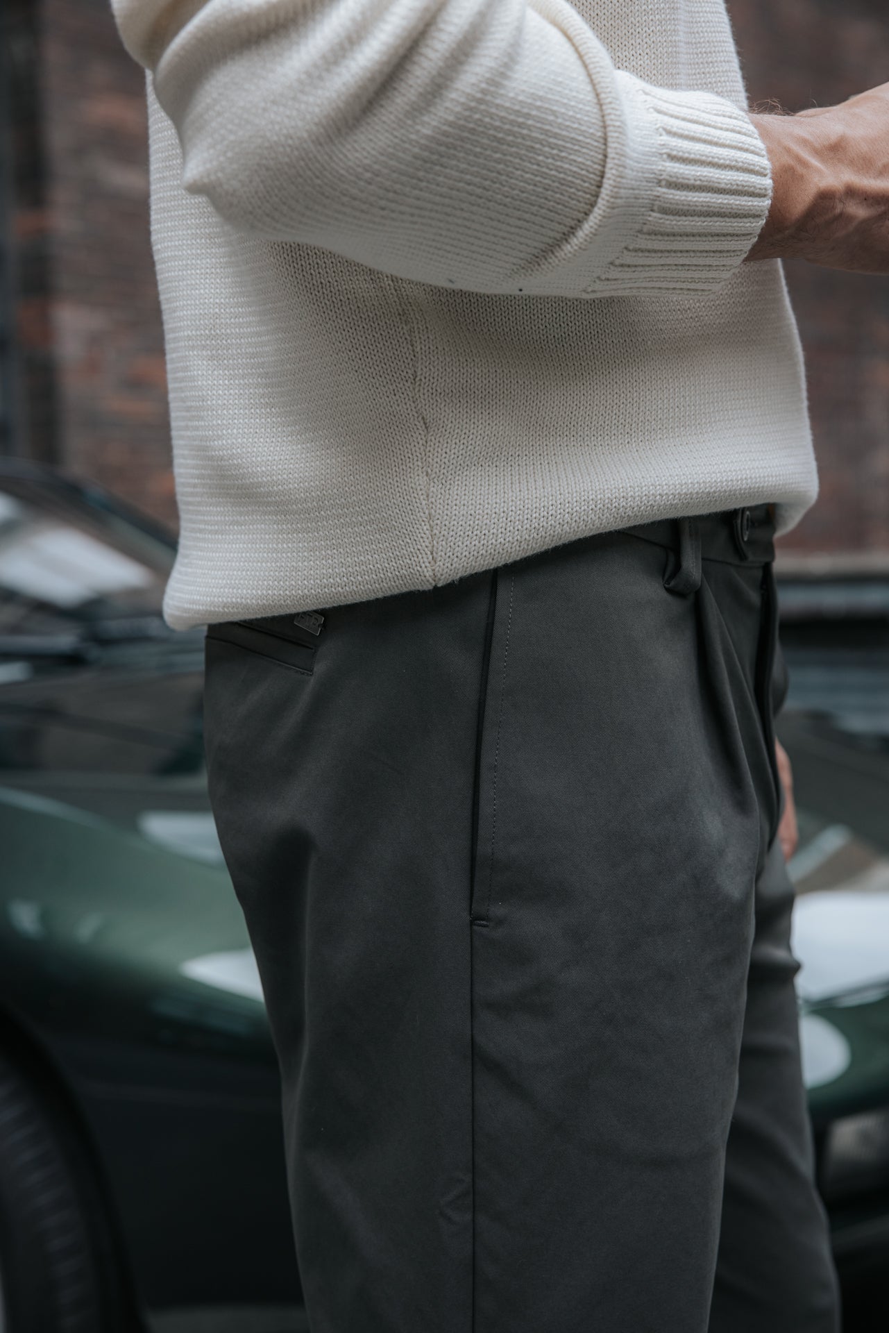 

Bundfaltenhose Herren Frisco Ghost chimera | Freeman T. Porter