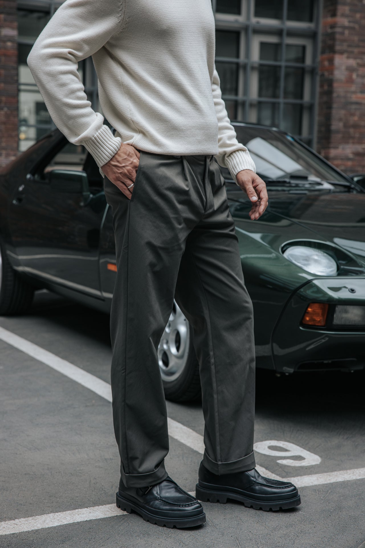 

Bundfaltenhose Herren Frisco Ghost chimera | Freeman T. Porter