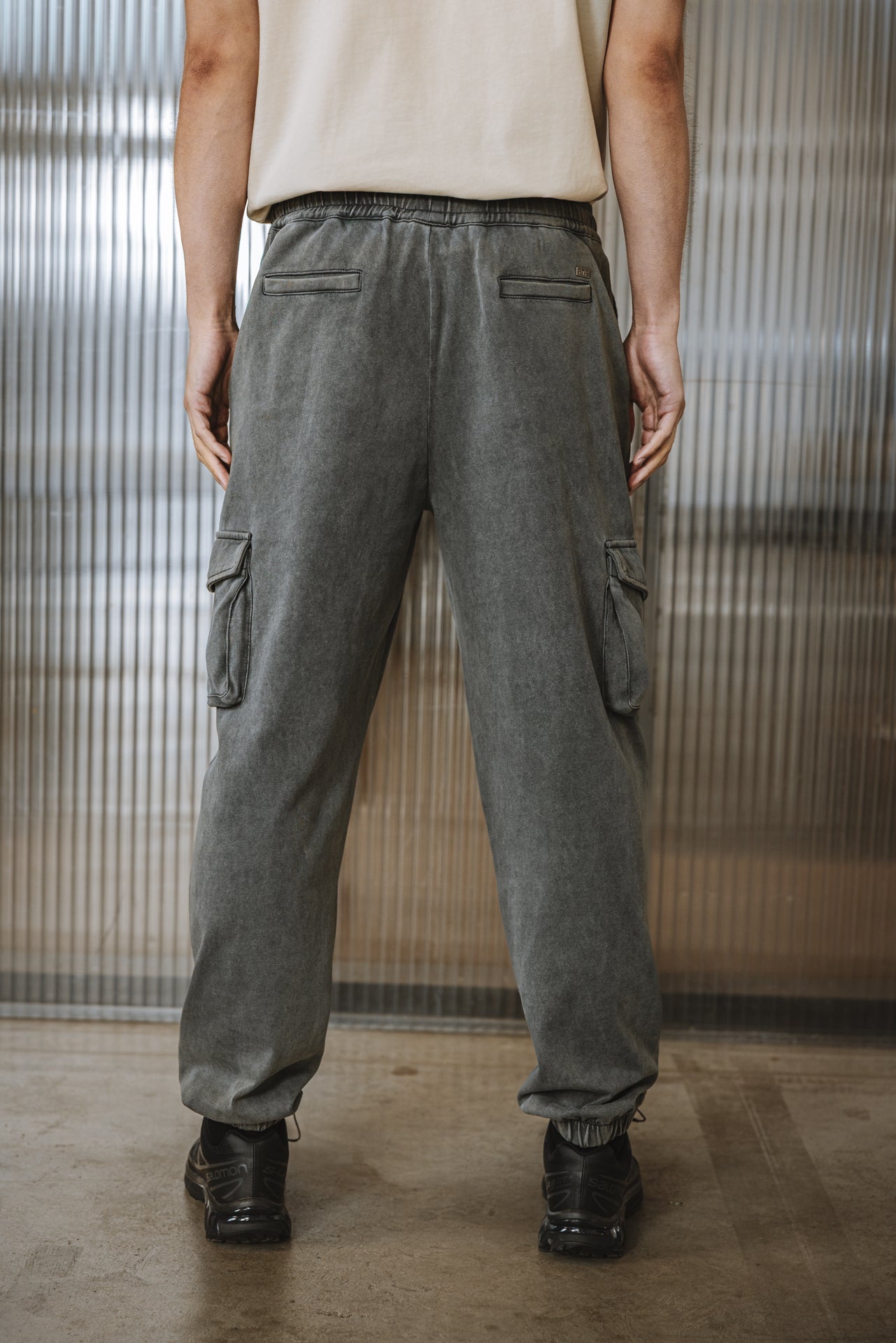 

Pantalon jogging Homme Miles Alpha green grey | Freeman T. Porter