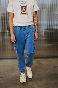 

Pantalón de chándal Hombre Miles Alpha steel blue | Freeman T. Porter