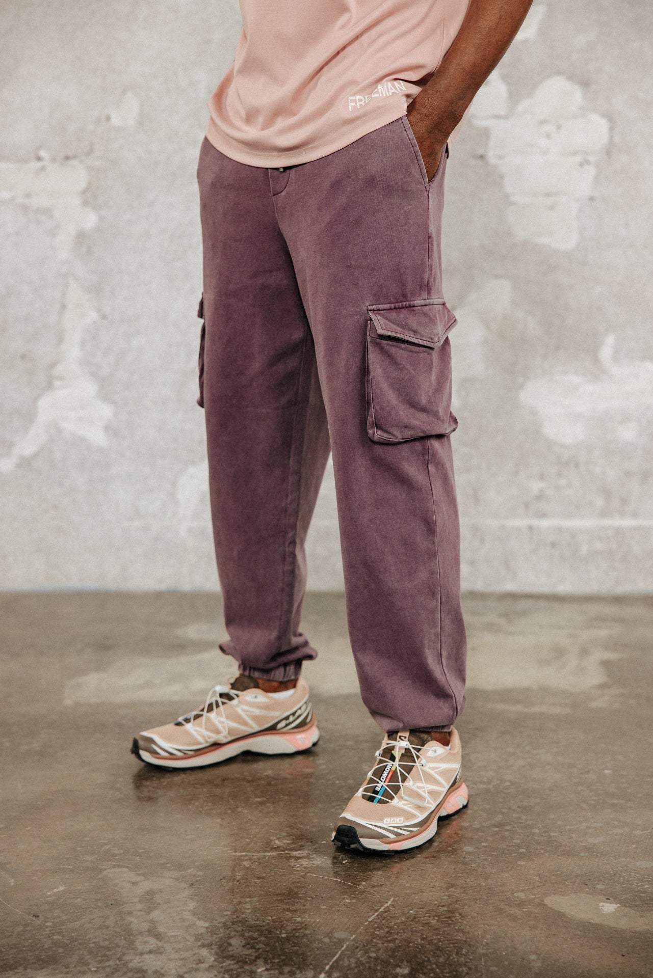 

Pantalon jogging Homme Miles Alpha purple | Freeman T. Porter