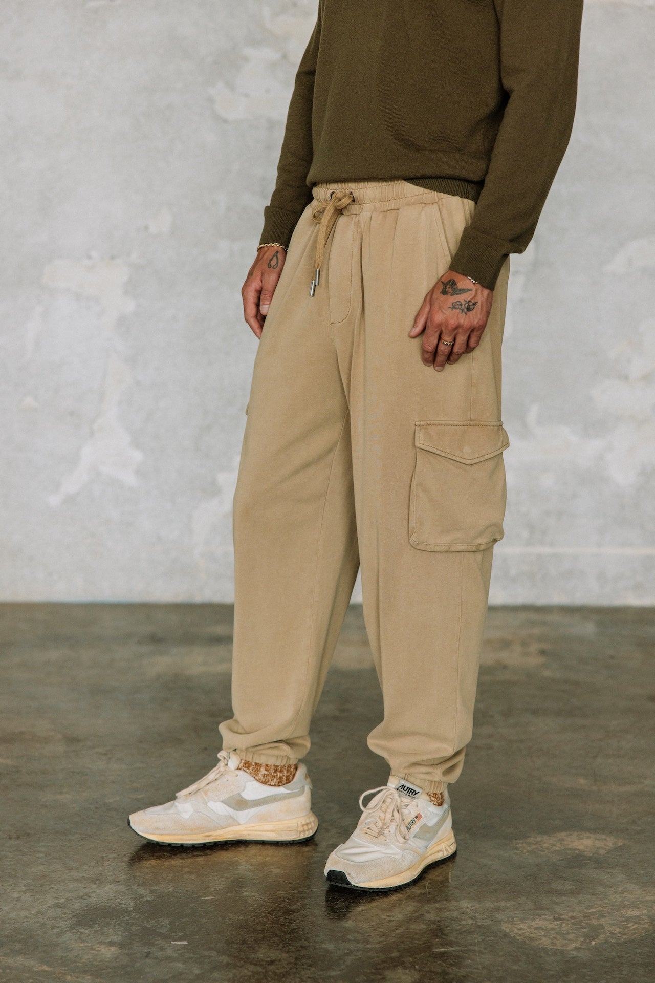 

Pantalon slim Mann Miles Alpha beige | Freeman T. Porter