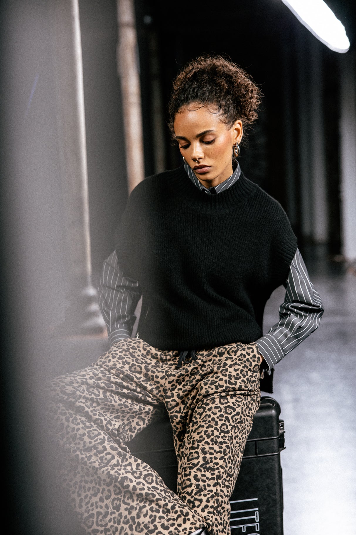 

Printed jogger pants Women Vamor Leo natural beige | Freeman T. Porter