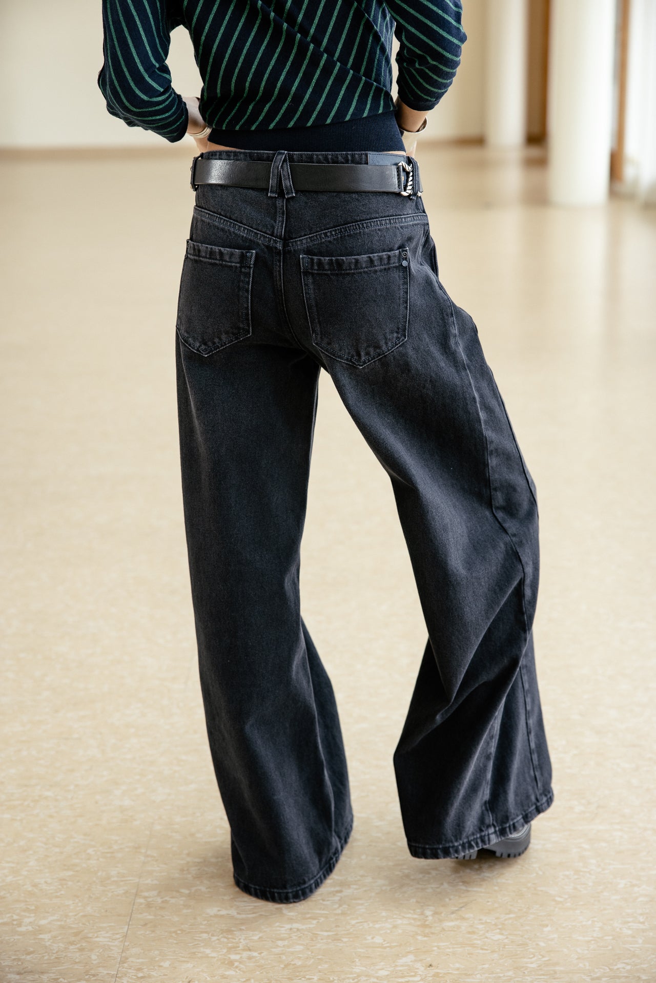 

High-Waist Wide-Leg-Jeans Damen Gemini blind | Freeman T. Porter
