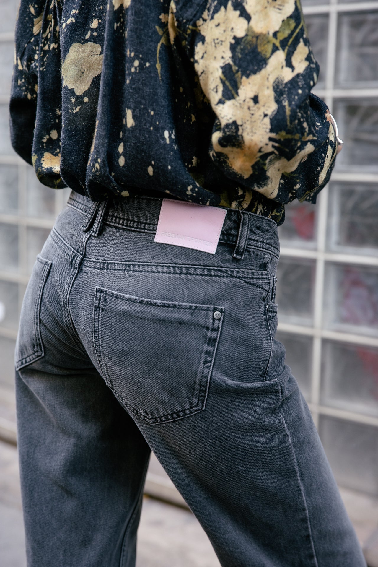 

Jeans droit taille mi-haute Femme Harlow blisty | Freeman T. Porter