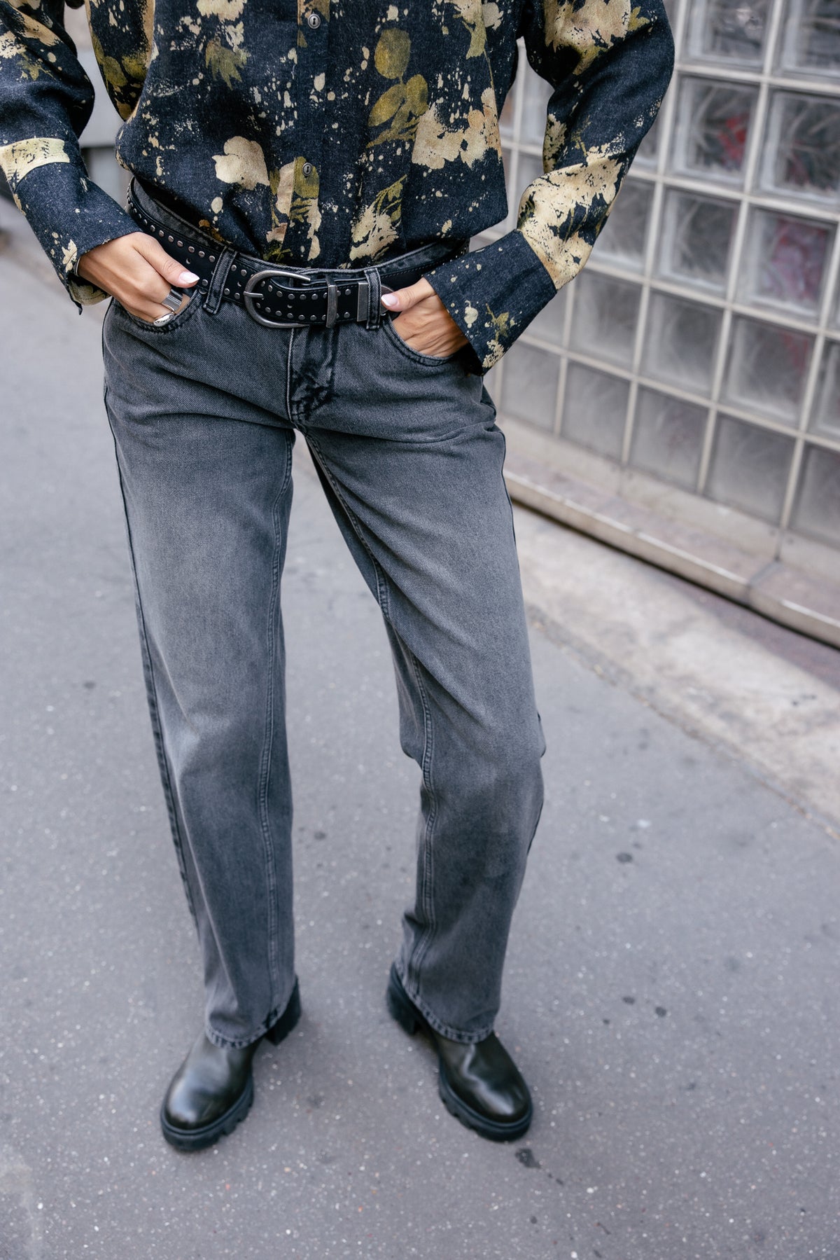 

Jeans droit taille mi-haute Femme Harlow blisty | Freeman T. Porter