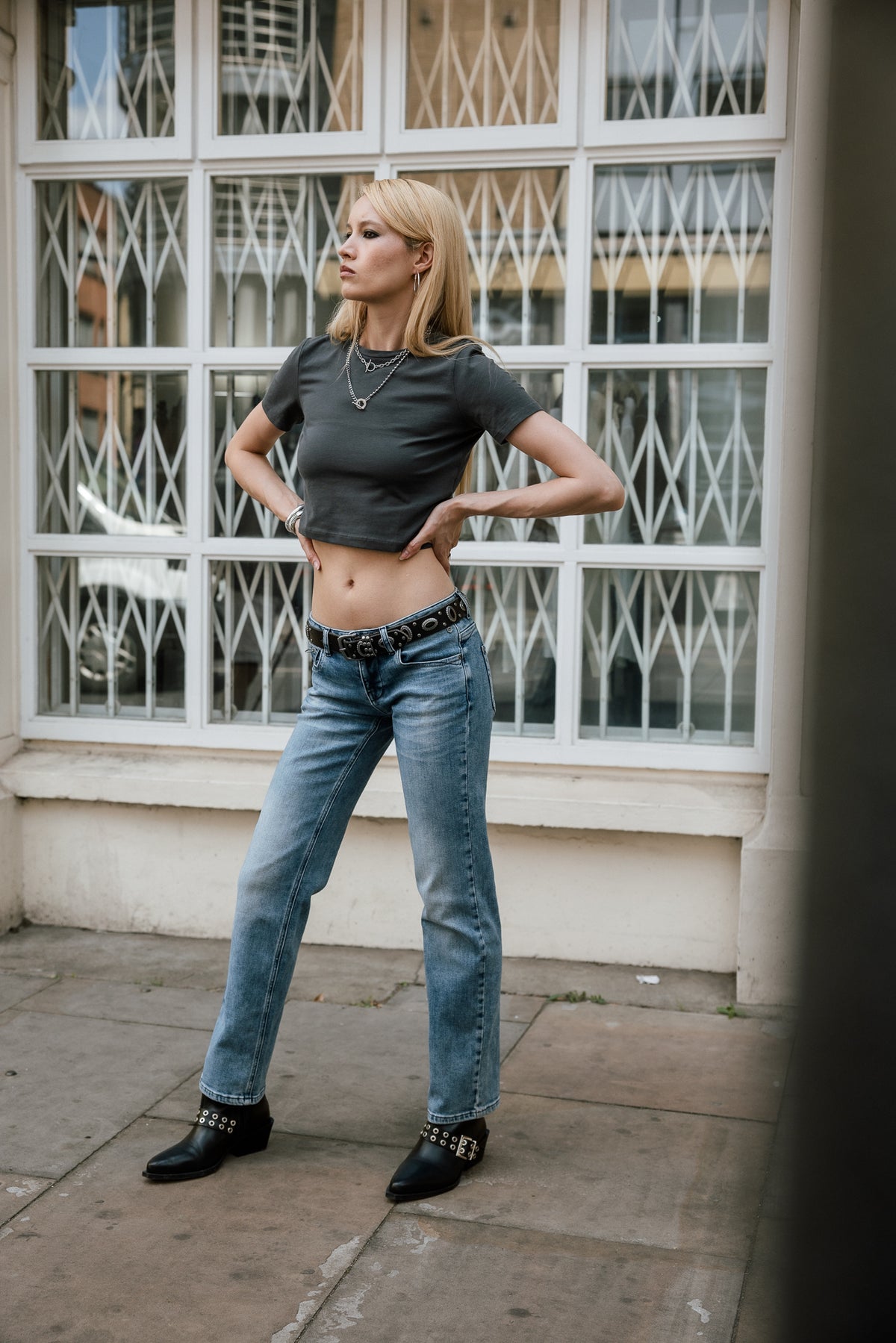 

Jeans droit taille mi-haute Femme Harlow midolo | Freeman T. Porter
