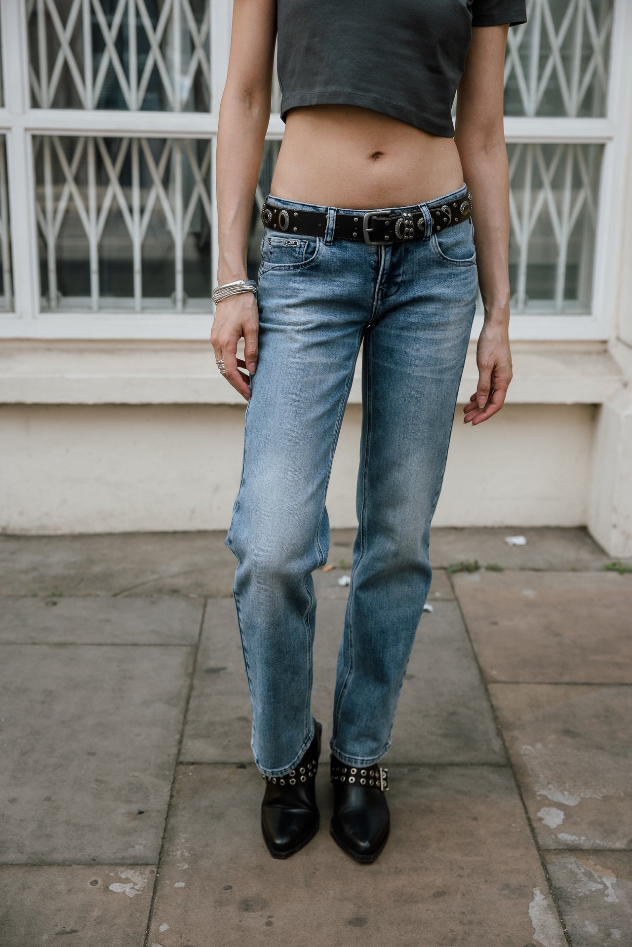 

Jeans droit taille mi-haute Femme Harlow midolo | Freeman T. Porter