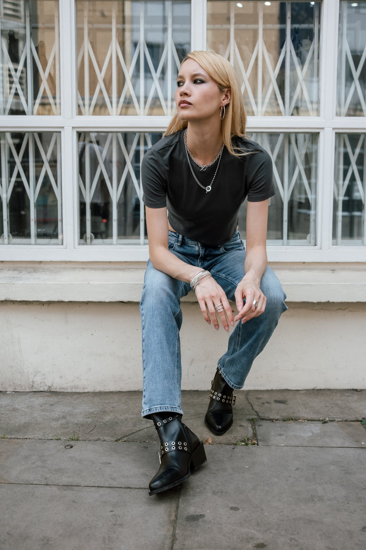 

Jeans droit taille mi-haute Femme Harlow midolo | Freeman T. Porter