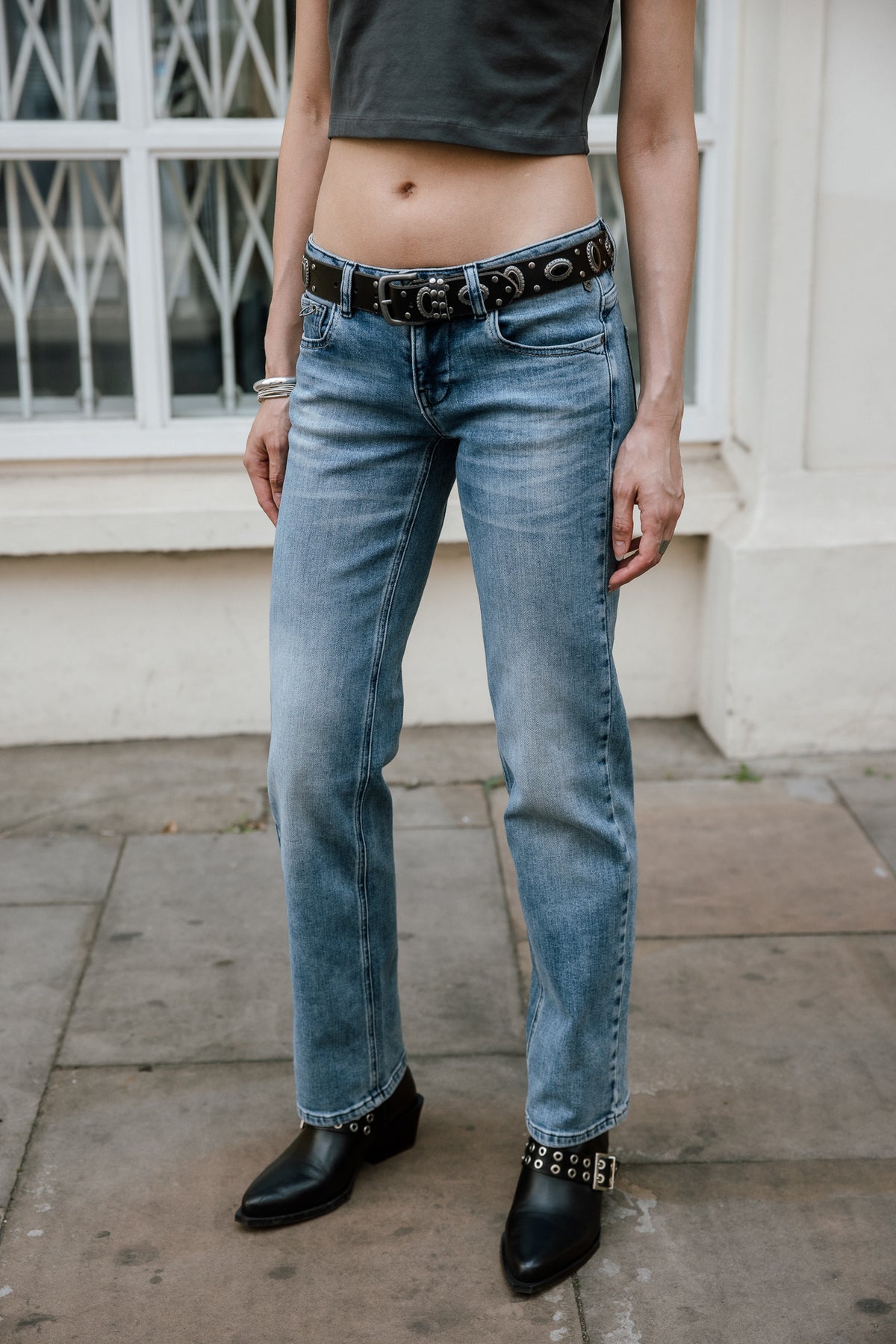 

Jeans droit taille mi-haute Femme Harlow midolo | Freeman T. Porter