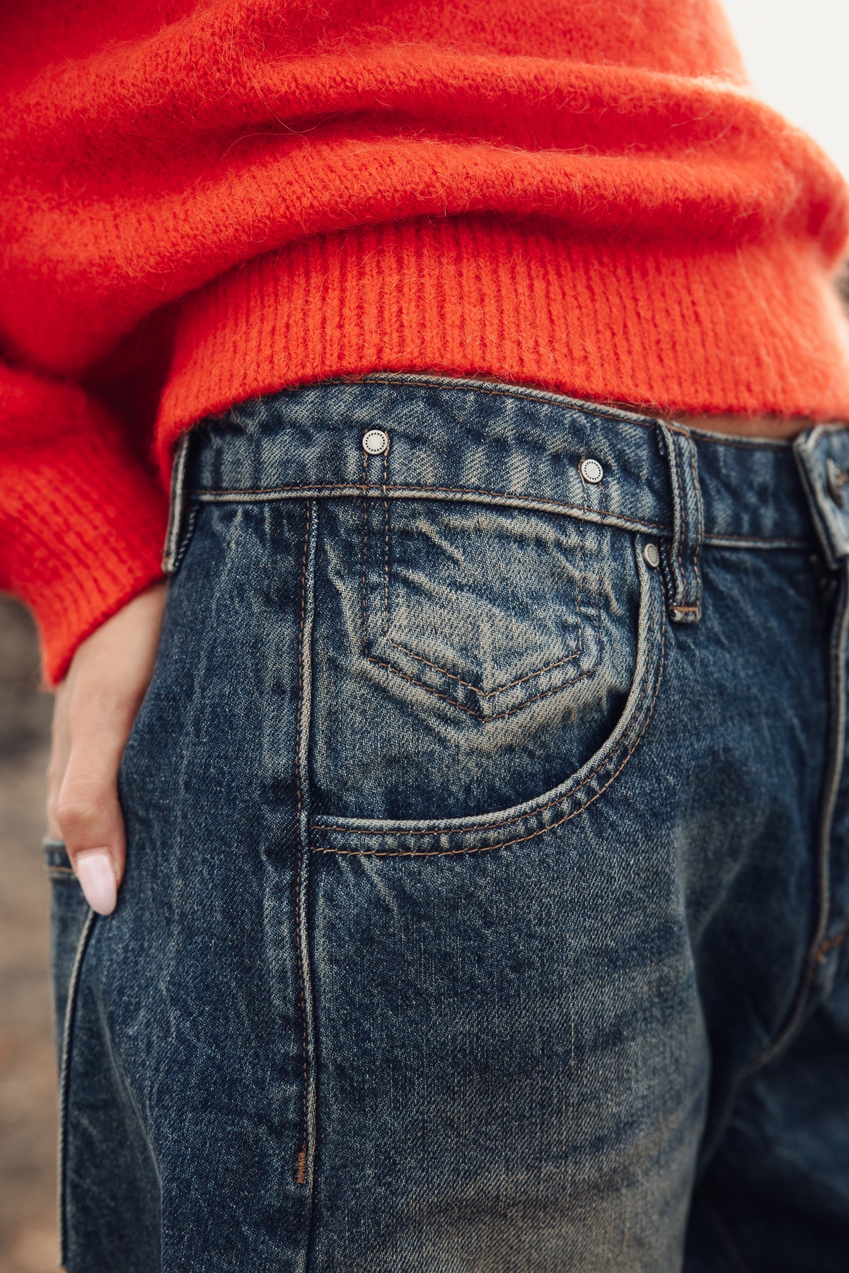 

Super Barrel Jeans Mid Waist Damen April farsund | Freeman T. Porter