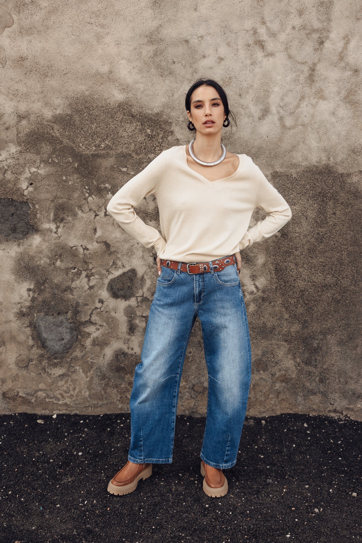 

Super Barrel Jeans Mid-Rise Damen April siberia | Freeman T. Porter