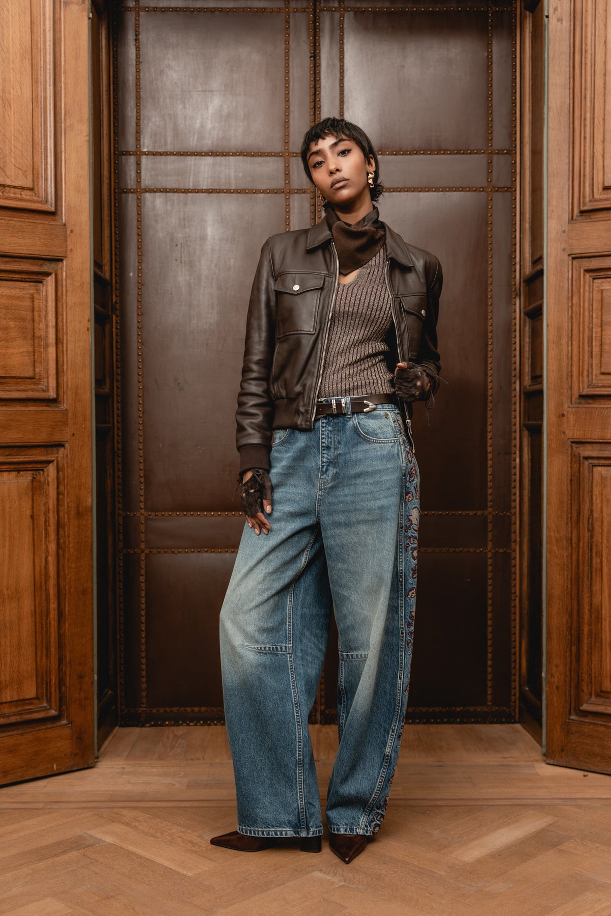 

Bestickte Barrel Jeans Damen Attena banjolito | Freeman T. Porter