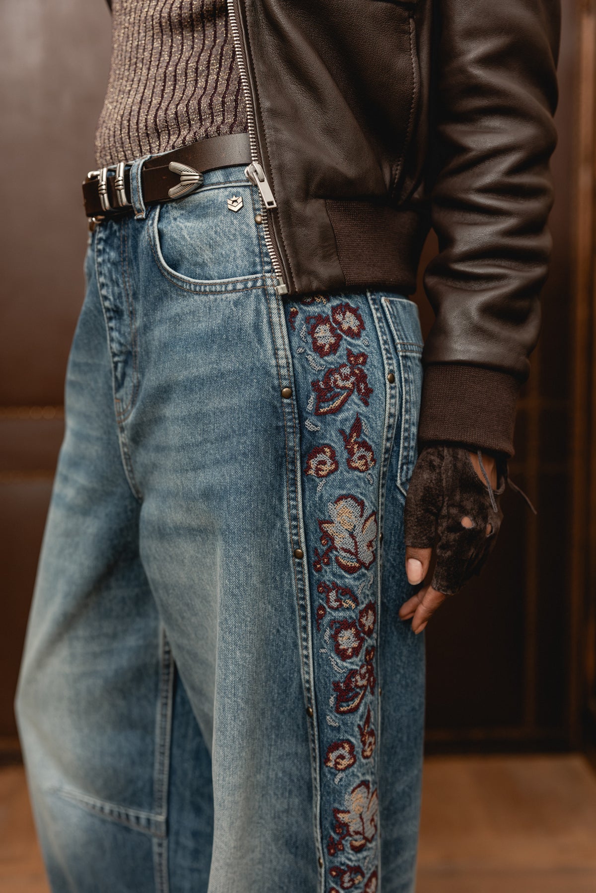 

Bestickte Barrel Jeans Damen Attena banjolito | Freeman T. Porter