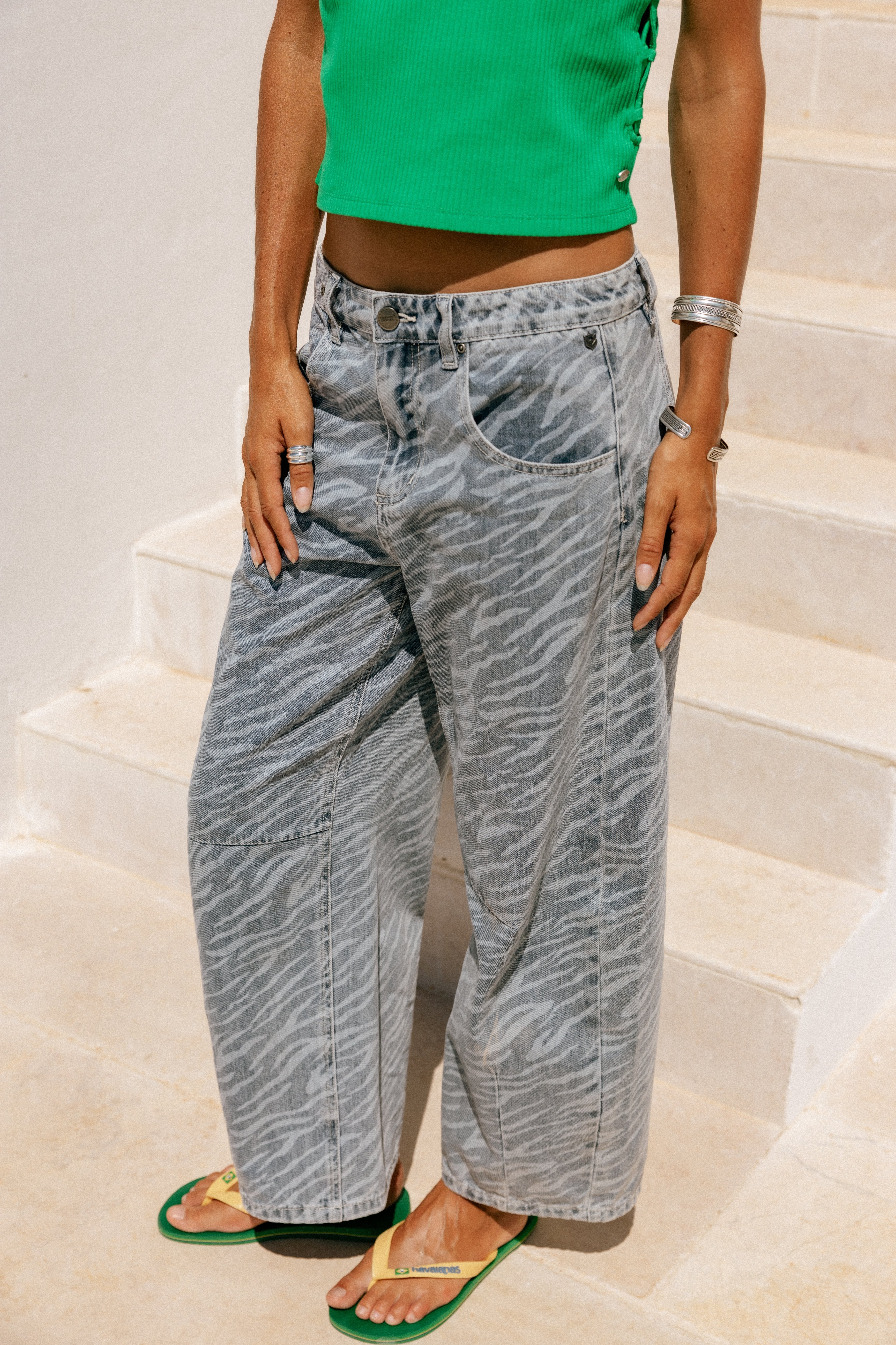 

Jeans super barrel Mujer April jackson zebra | Freeman T. Porter