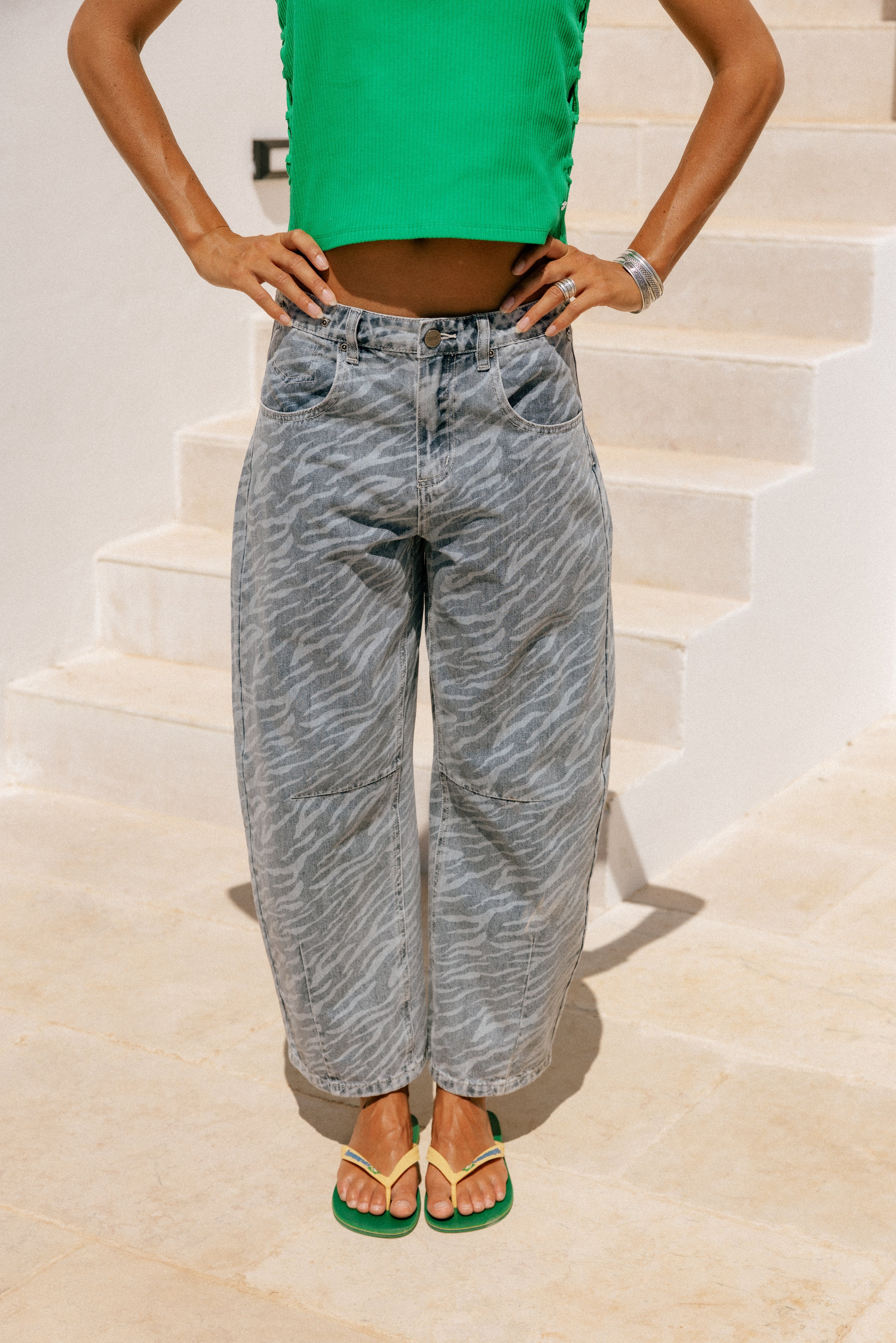 

Jeans super barrel Mujer April jackson zebra | Freeman T. Porter