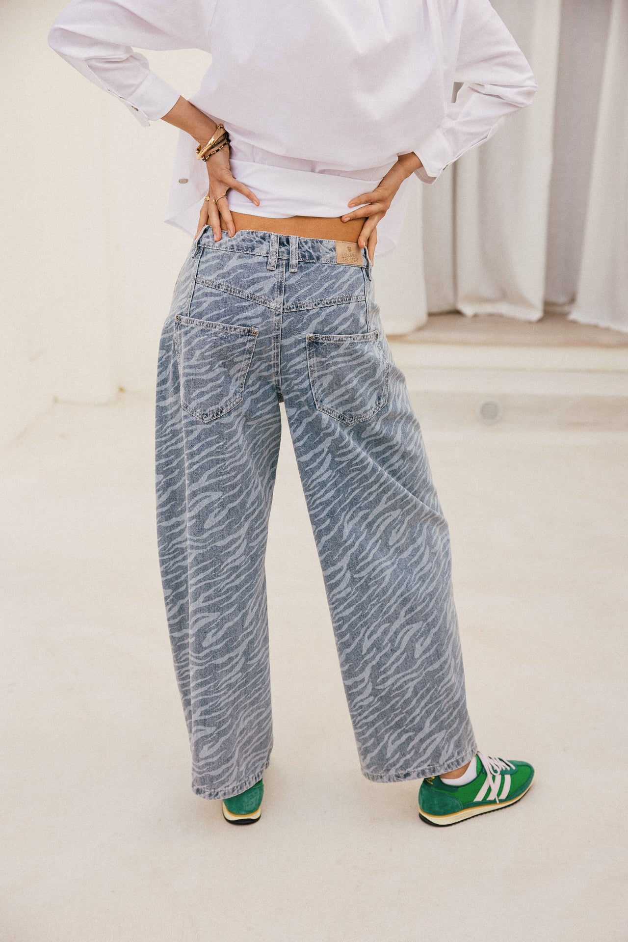 

Jeans super barrel Femme April jackson zebra | Freeman T. Porter