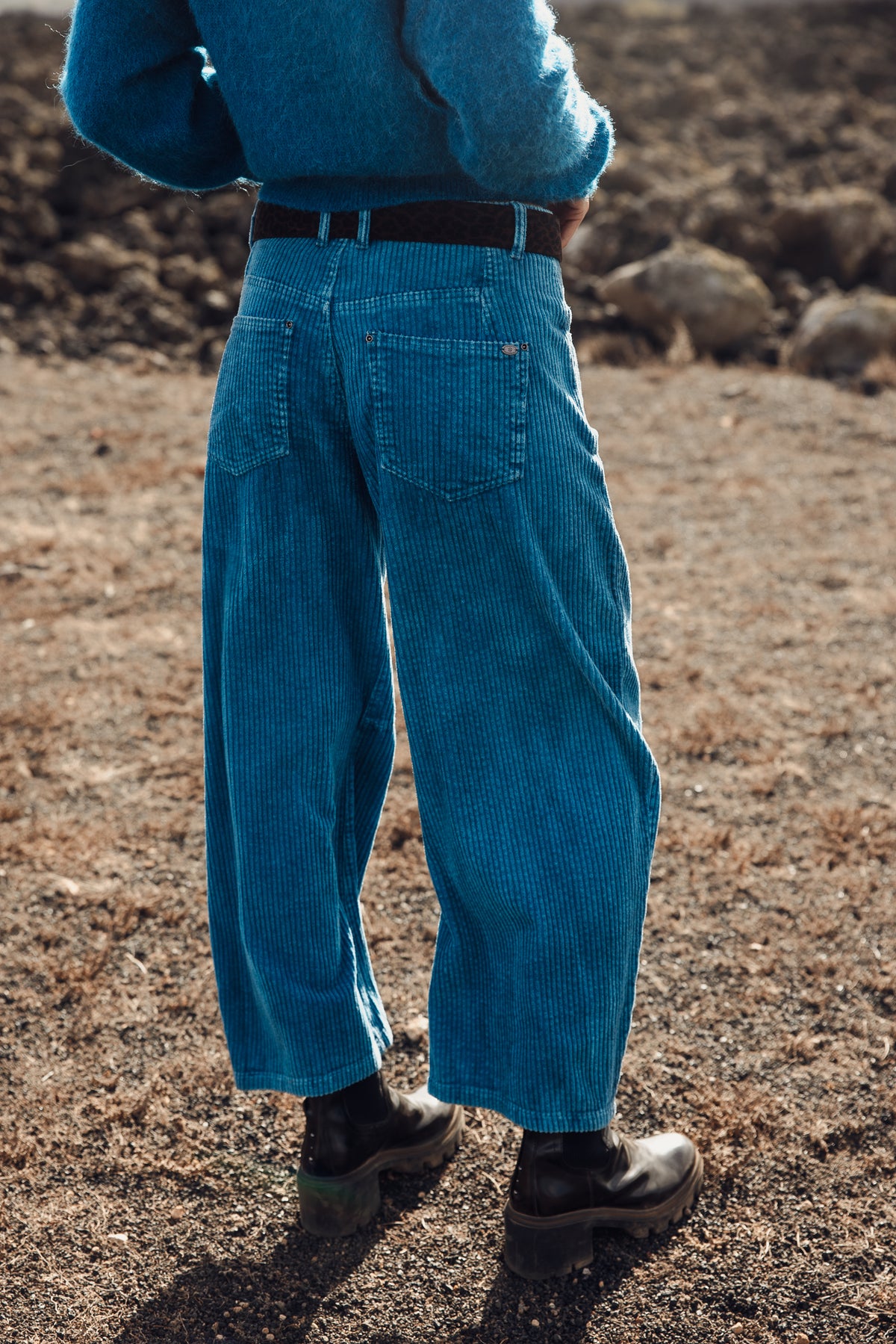 

Mid-Rise Corduroy Barrel Hose Damen April Polar seaport | Freeman T. Porter
