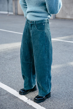 

Pantalon Barrel en velours Femme April Polar green gables | Freeman T. Porter