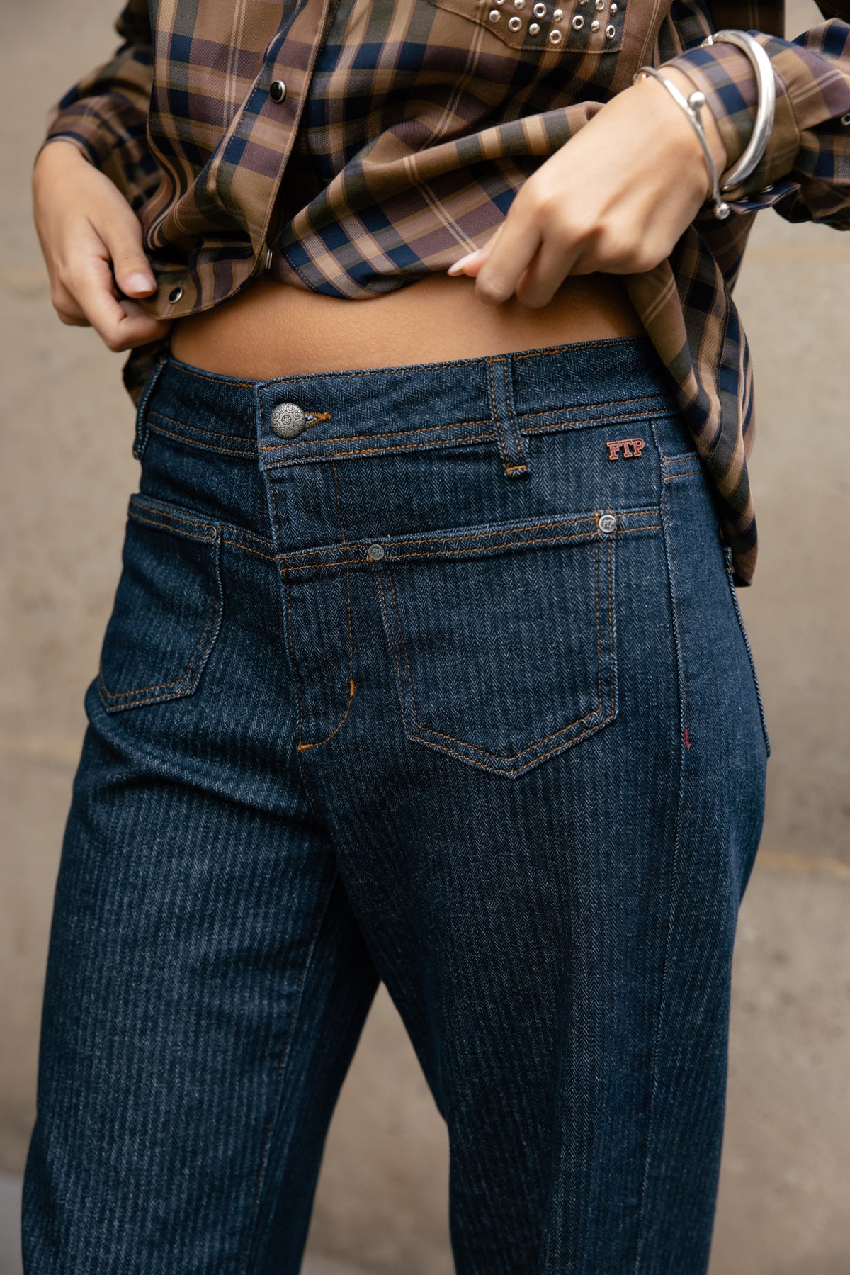 
              

Straight Jeans mit Umschlag Damen Pippa blooming | Freeman T. Porter
            