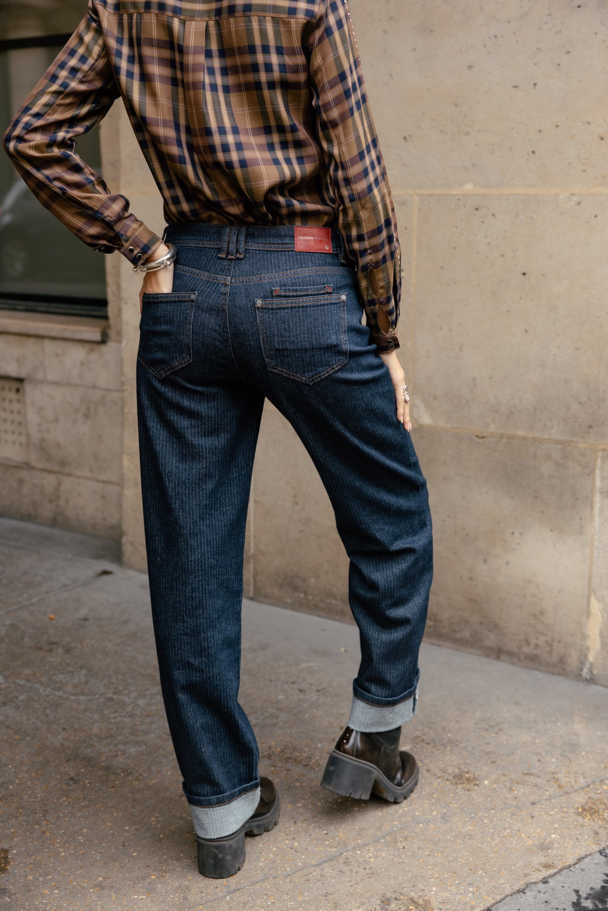 

Straight Jeans mit Umschlag Damen Pippa blooming | Freeman T. Porter