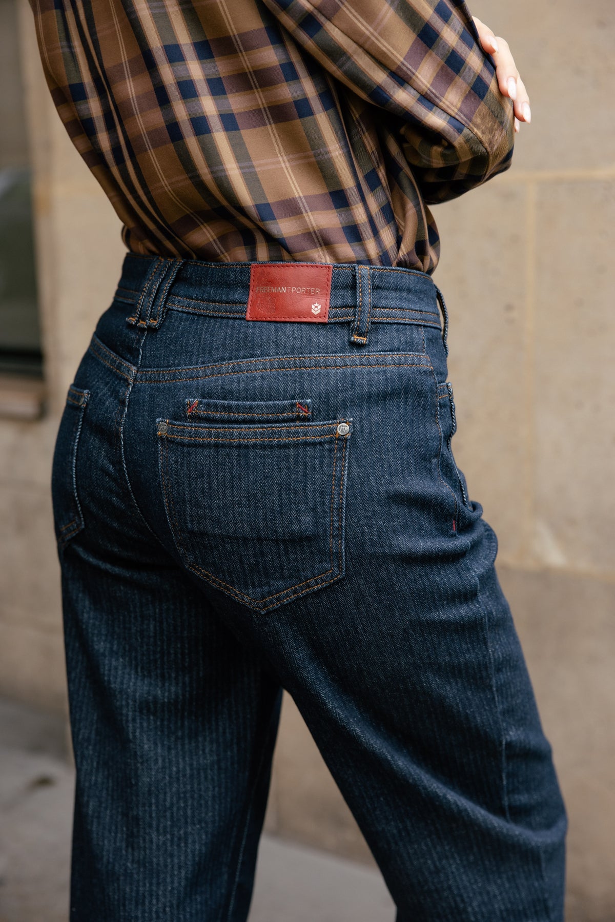

Straight Jeans mit Umschlag Damen Pippa blooming | Freeman T. Porter