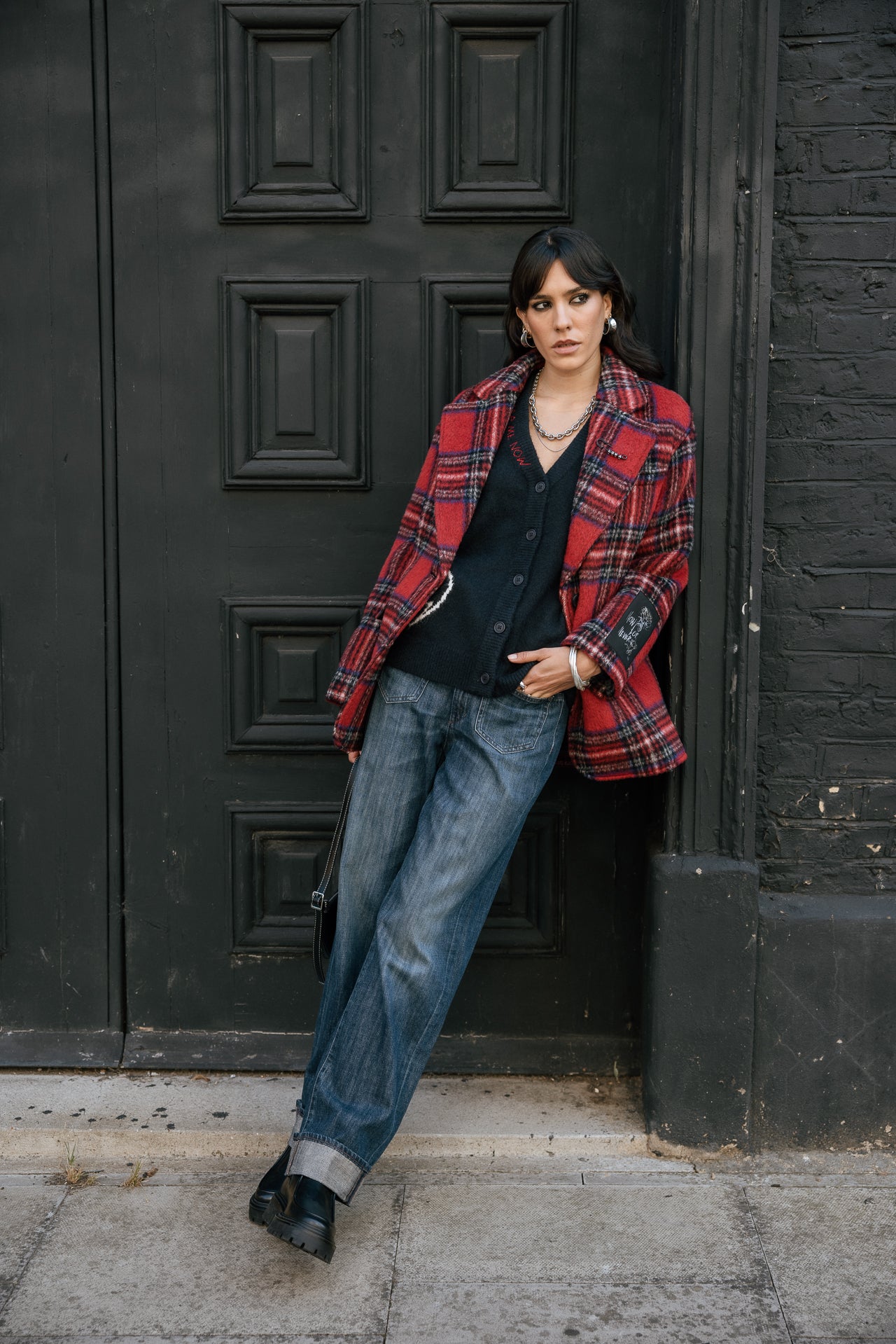 

Jeans droit à revers Femme Pippa rally dark | Freeman T. Porter