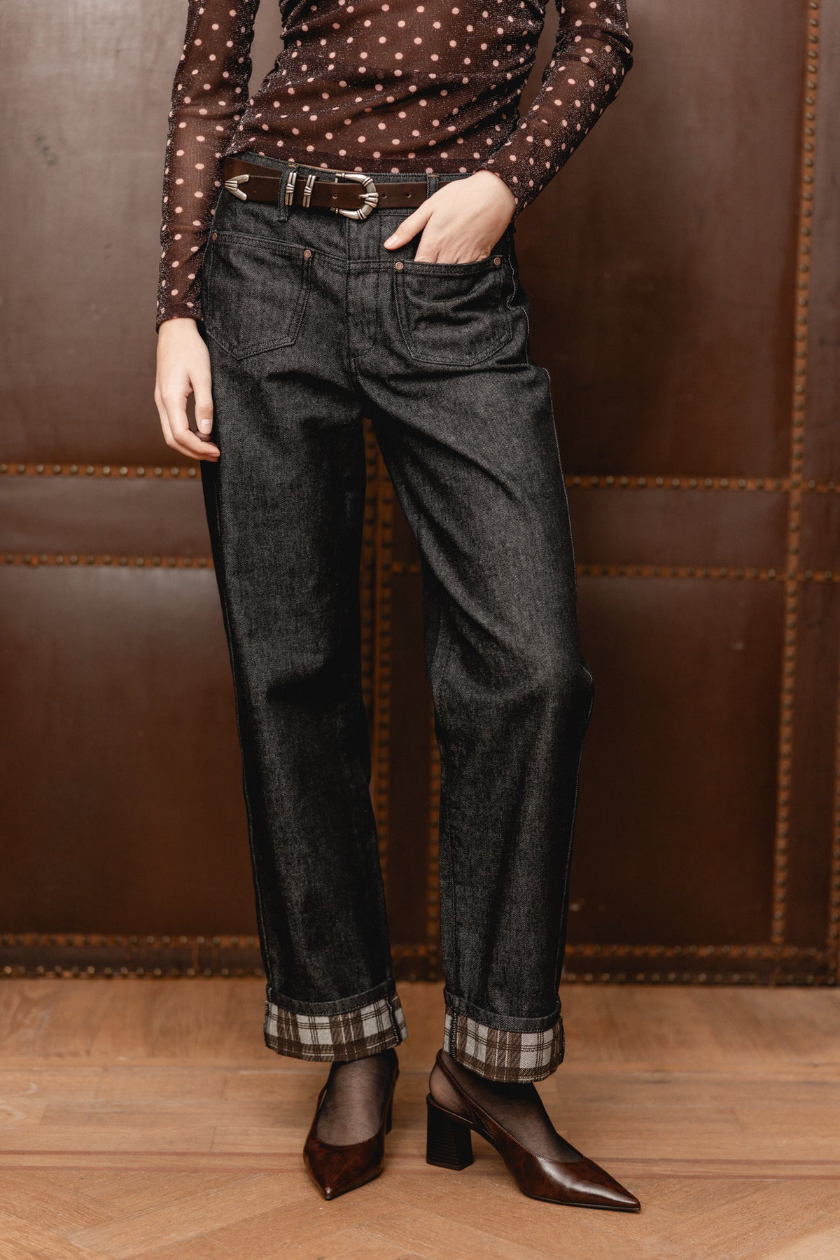   
            

Straight Leg Jeans mit Aufschlag Damen Pippa messy | Freeman T. Porter
          