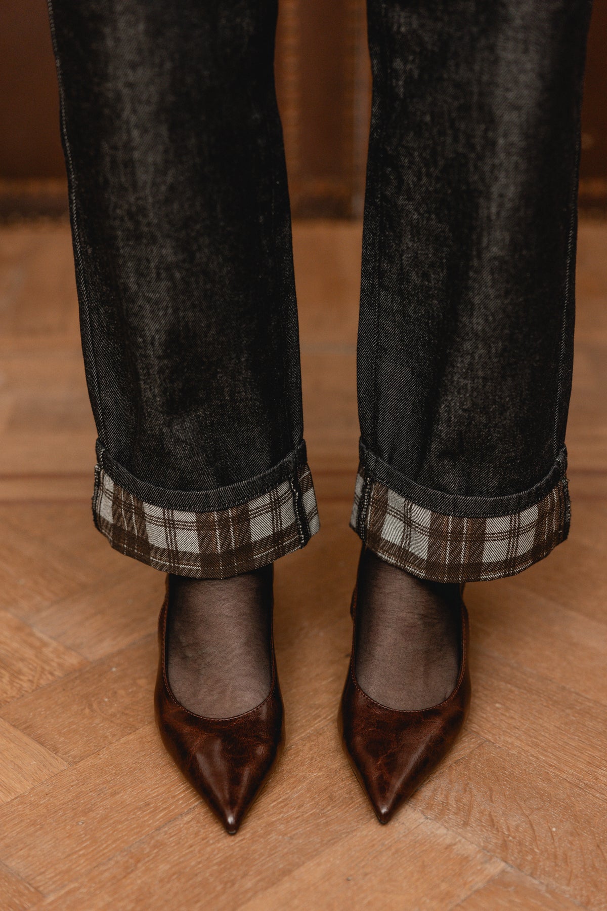 
              

Straight Leg Jeans mit Aufschlag Damen Pippa messy | Freeman T. Porter
            