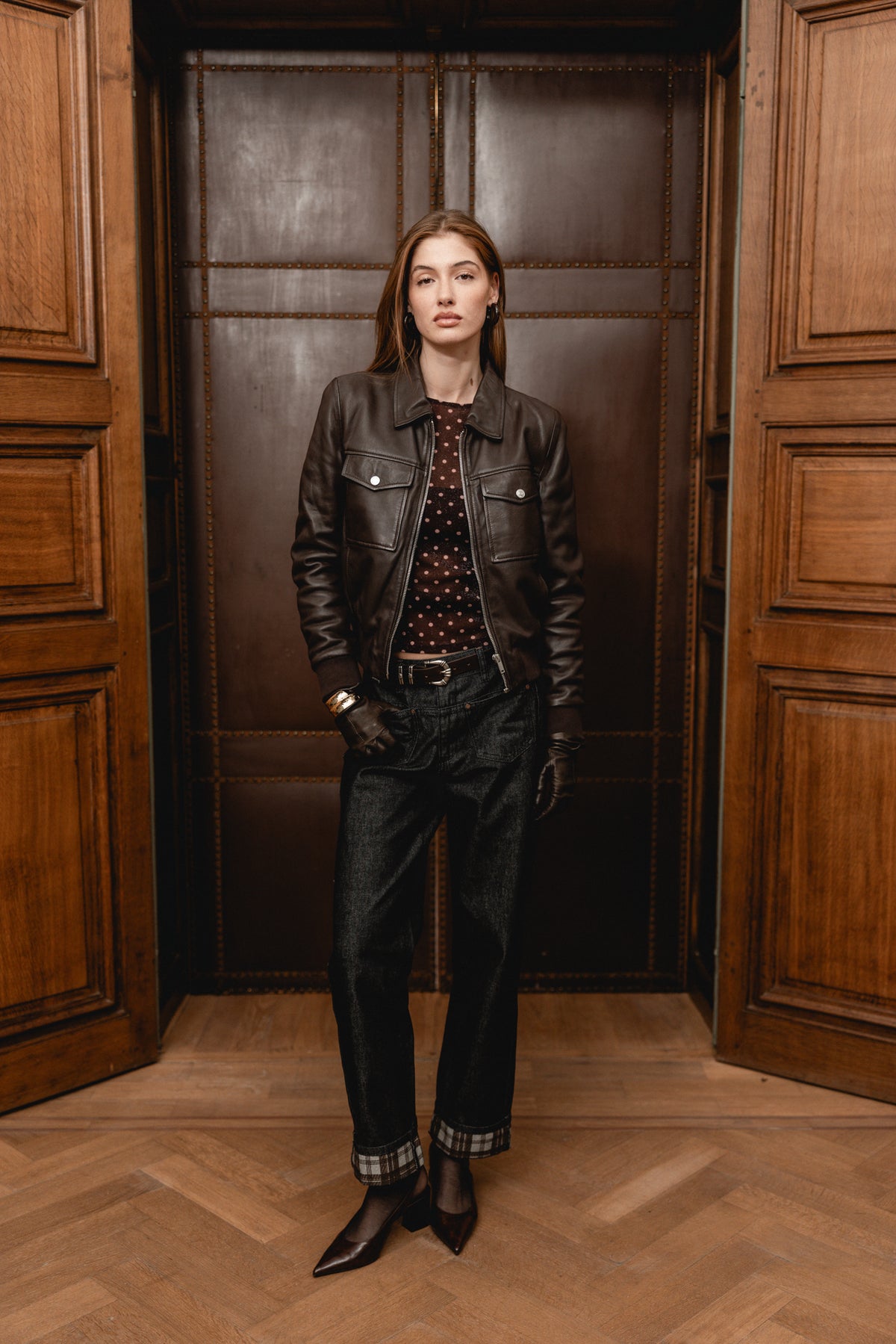 

Straight Leg Jeans mit Aufschlag Damen Pippa messy | Freeman T. Porter
