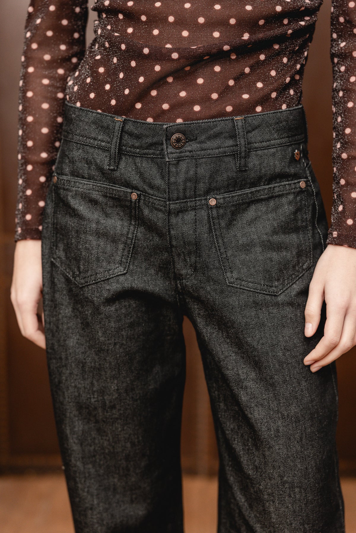 

Straight Leg Jeans mit Aufschlag Damen Pippa messy | Freeman T. Porter