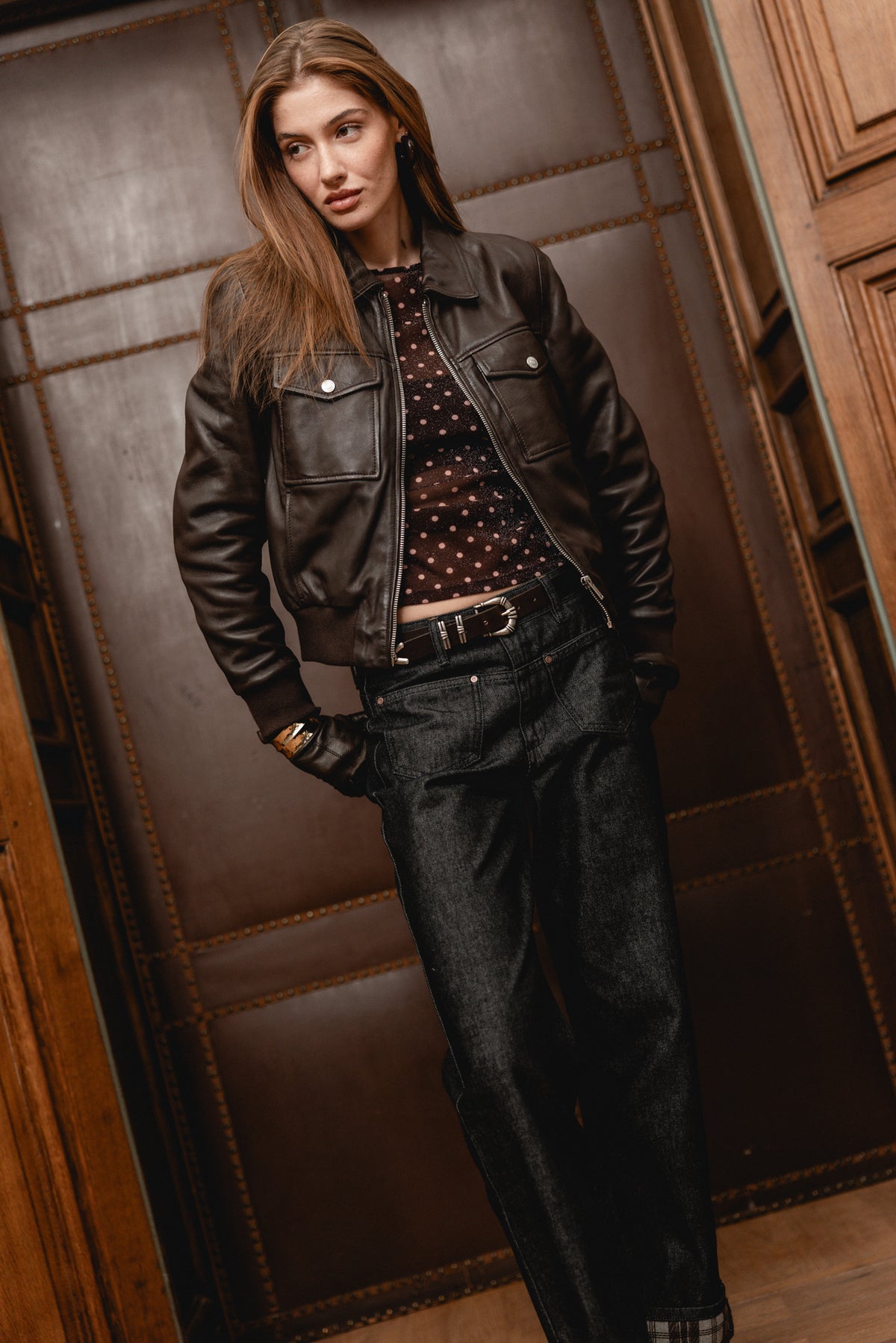 

Straight Leg Jeans mit Aufschlag Damen Pippa messy | Freeman T. Porter