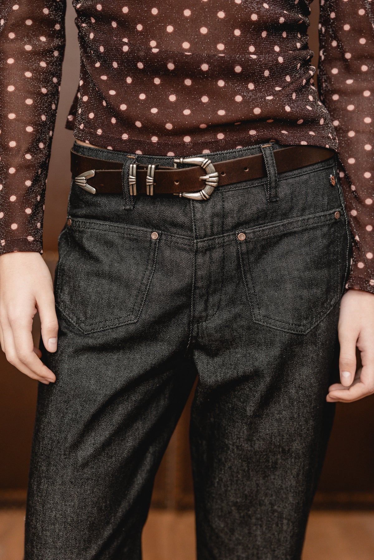 

Straight Leg Jeans mit Aufschlag Damen Pippa messy | Freeman T. Porter