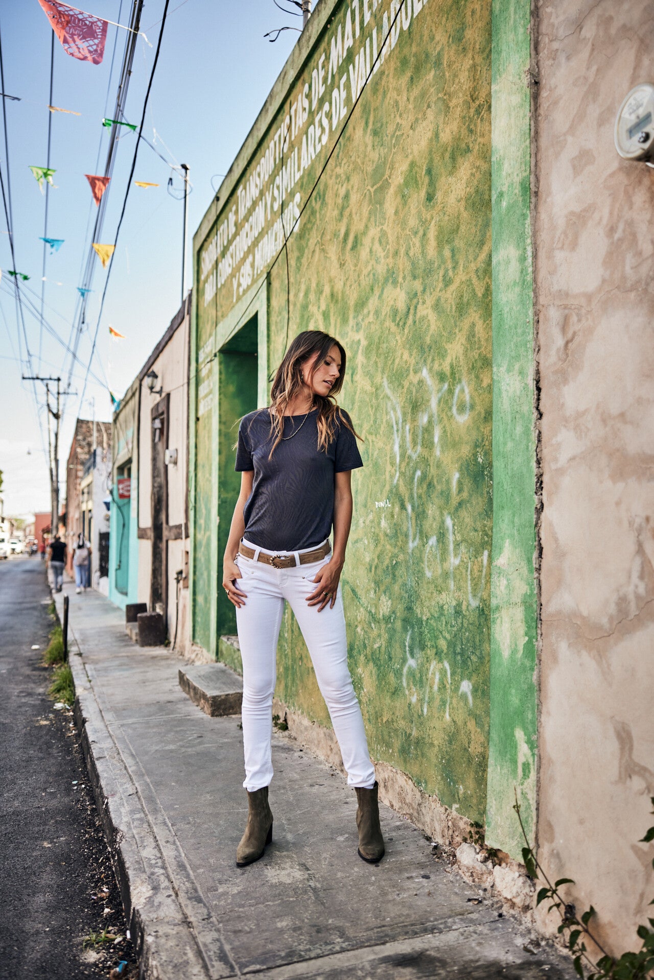 

Jeans slim Femme Alexa Slim white | Freeman T. Porter