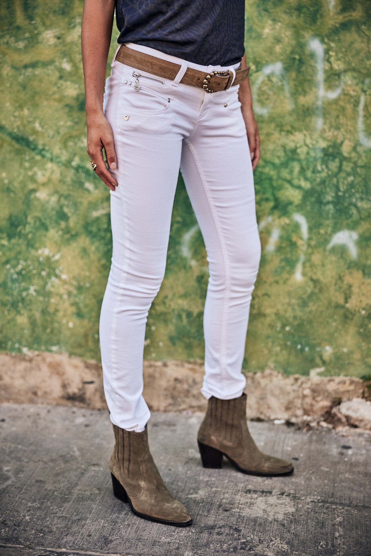 

Jeans slim Femme Alexa Slim white | Freeman T. Porter