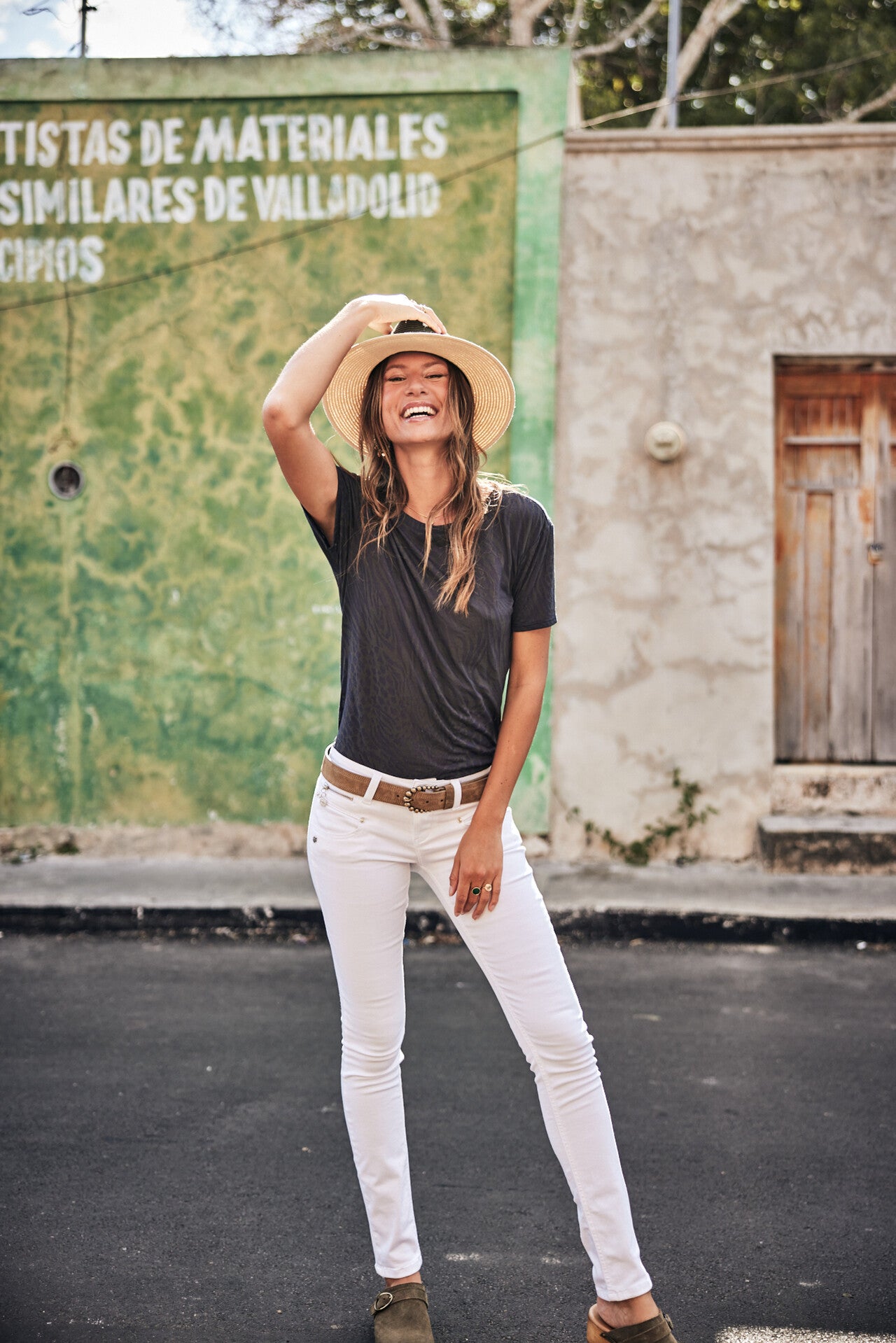 

Jeans slim Femme Alexa Slim white | Freeman T. Porter